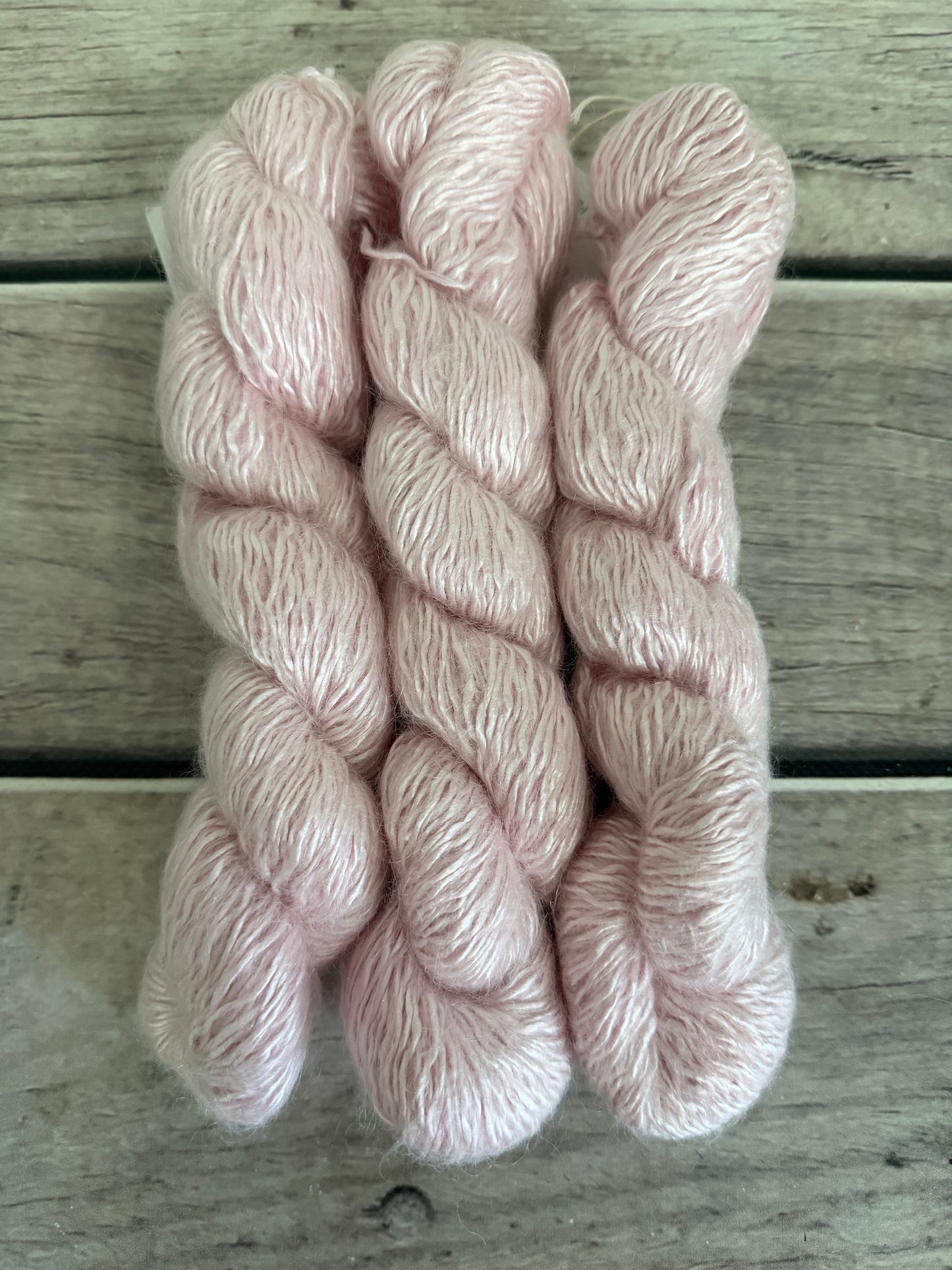 Pale Dragon - 50g - 5 ply silk/mohair and nylon - Rooibos