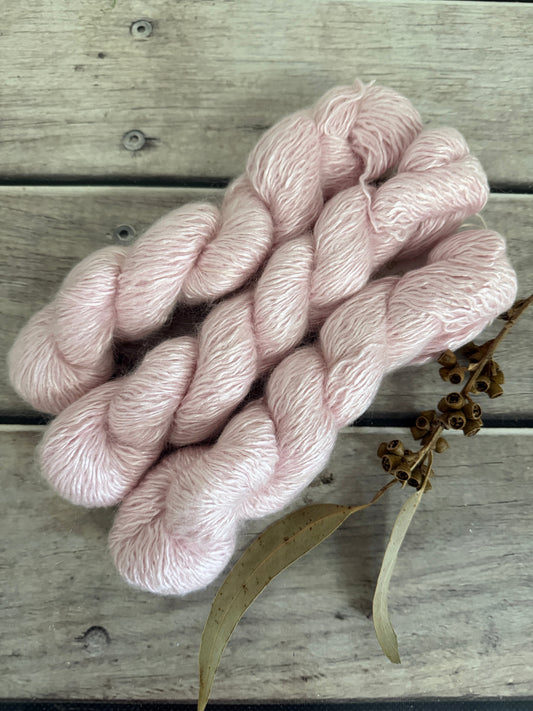 Pale Dragon - 50g - 5 ply silk/mohair and nylon - Rooibos