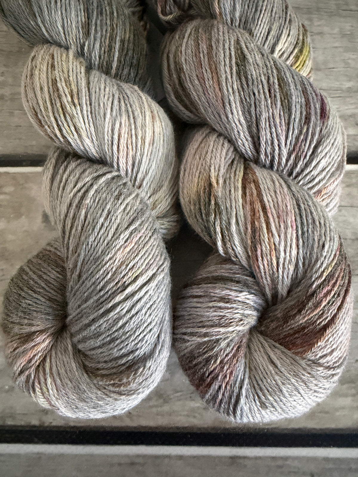 Speckled Oats on cotton/merino 4 ply - Laoshan