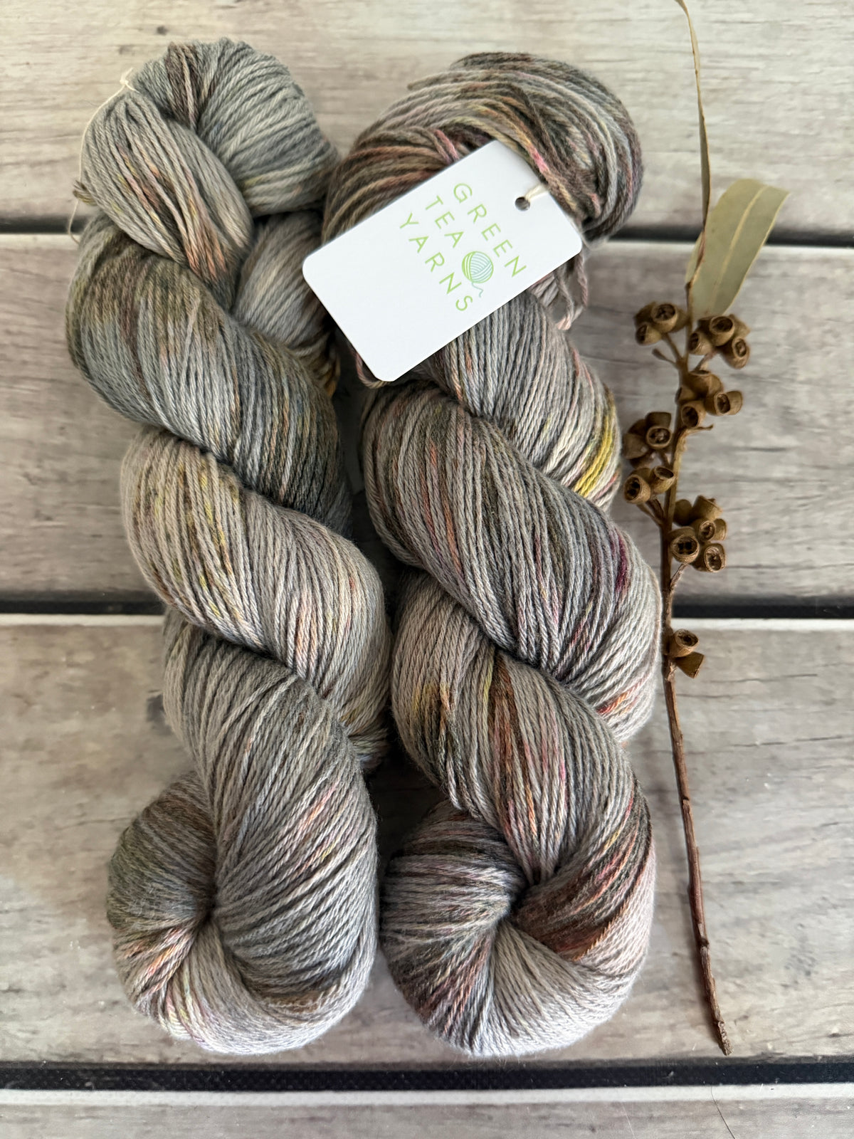 Speckled Oats on cotton/merino 4 ply - Laoshan