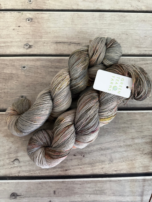 Speckled Oats on cotton/merino 4 ply - Laoshan