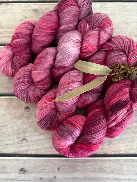 Cranberry Crush - Aussie Merino 4 Ply - Billy 4