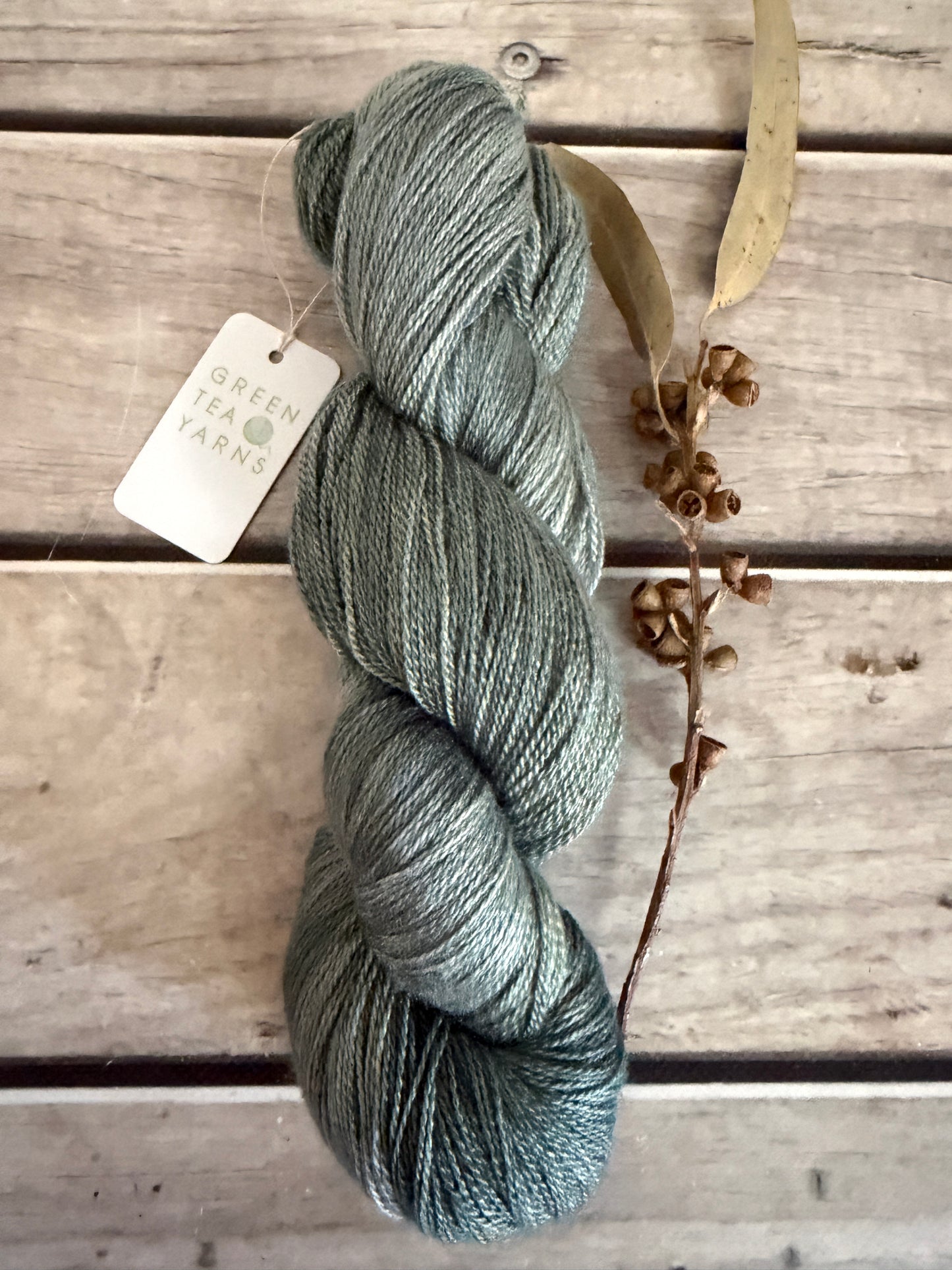 Under the Kurrajong Tree - 3 ply silk and merino - White Cloud