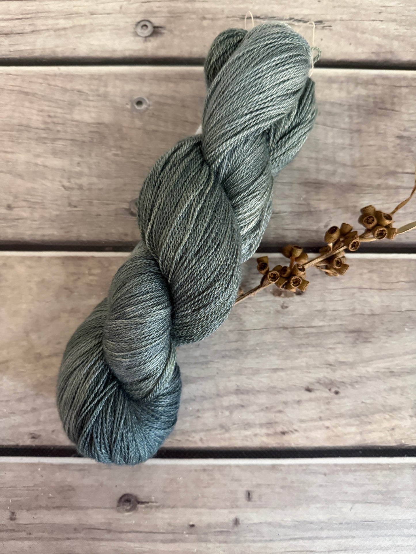 Under the Kurrajong Tree - 3 ply silk and merino - White Cloud