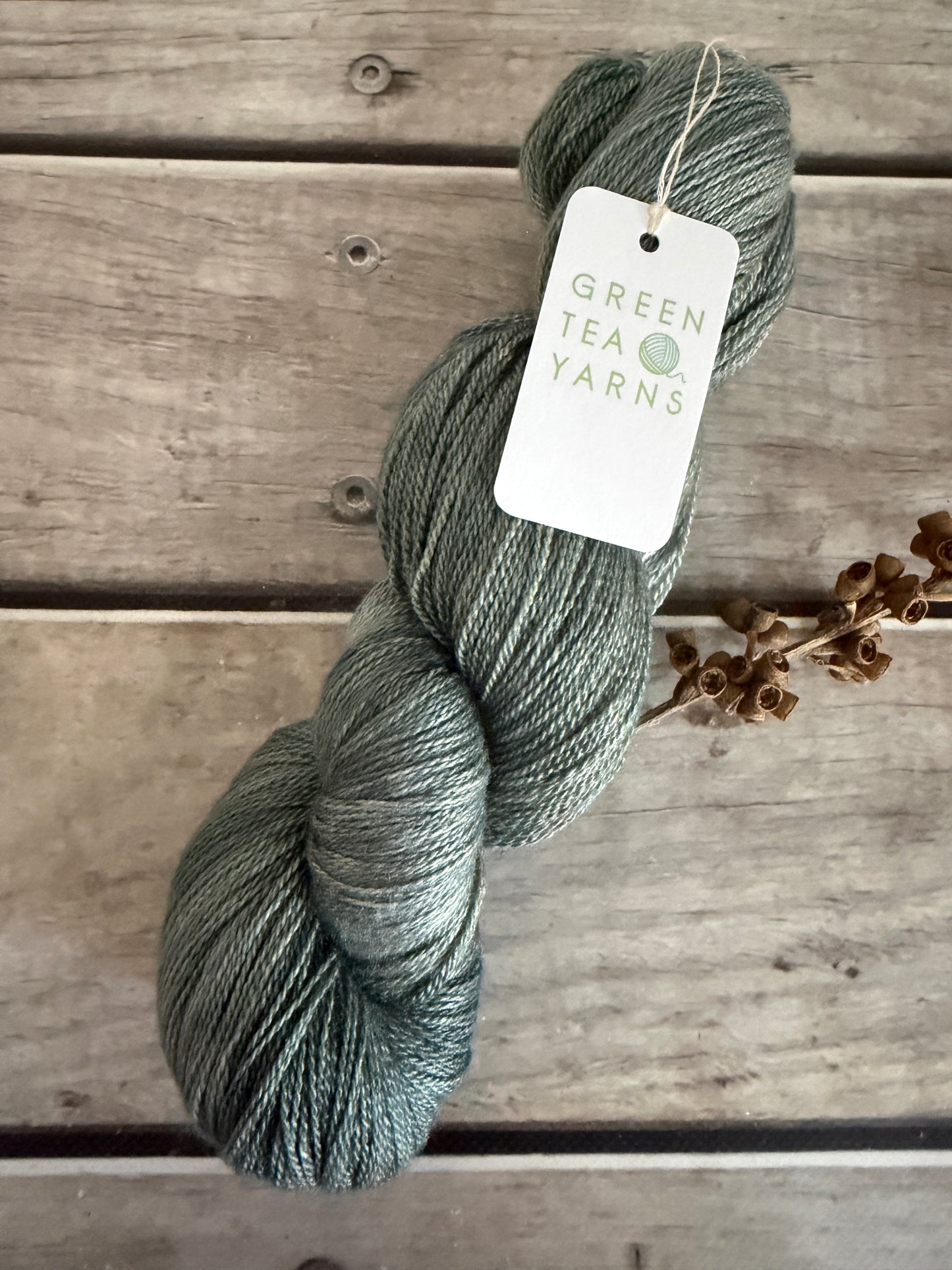 Under the Kurrajong Tree - 3 ply silk and merino - White Cloud