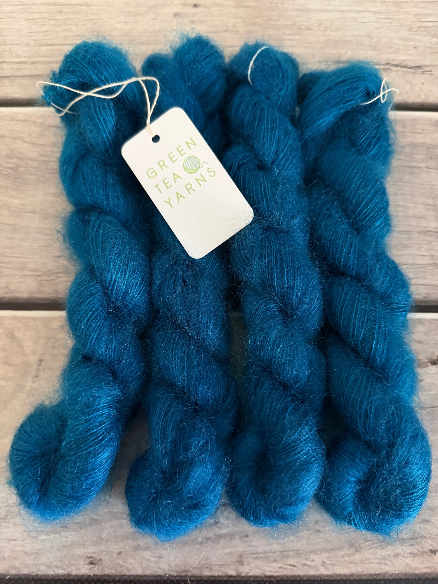 Suede Shoes ooak - 2 ply Silk / Mohair - Shui Yun (20g)