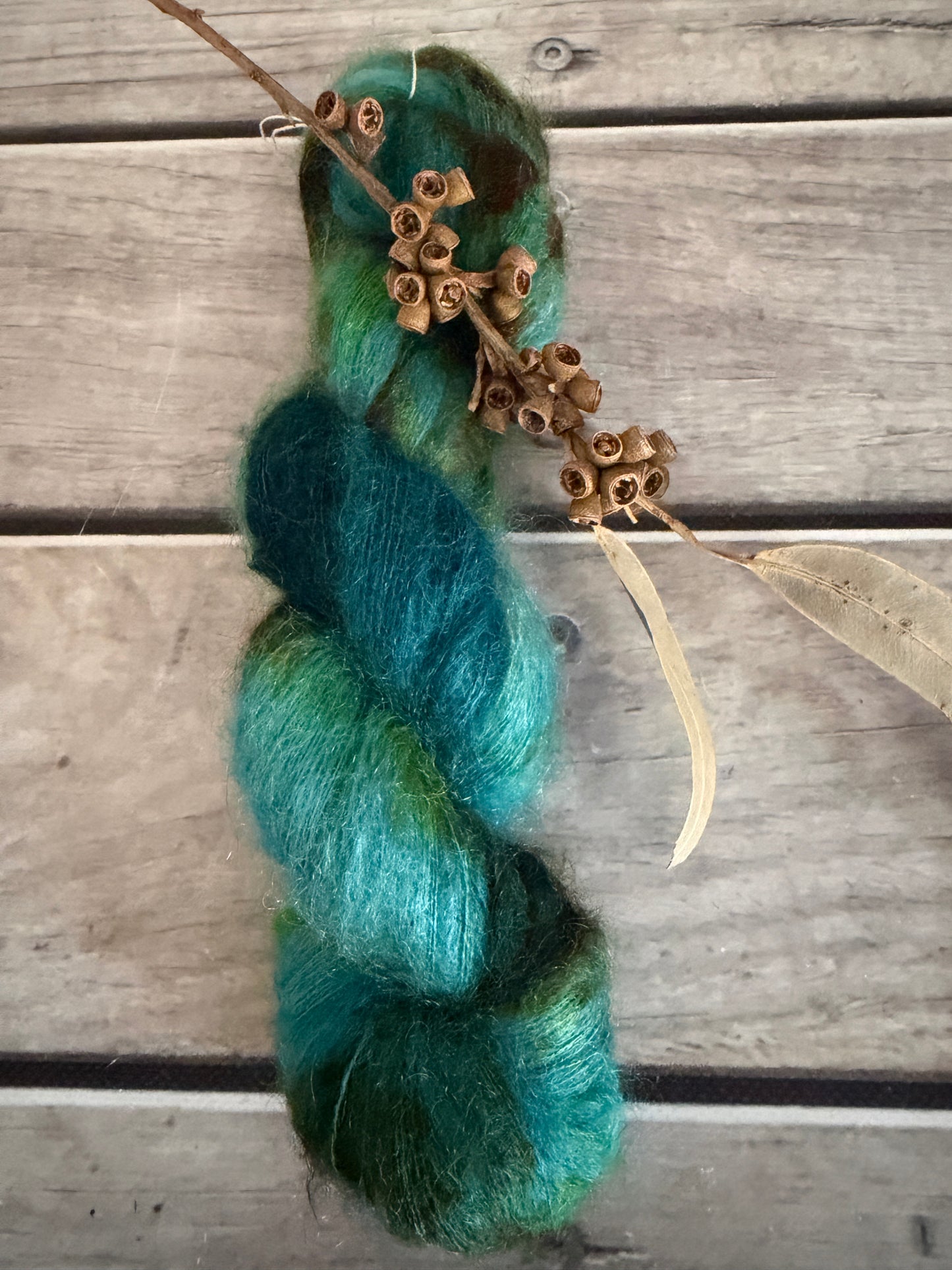 Patina - 2 ply lace in Mohair and silk - ShuiYun