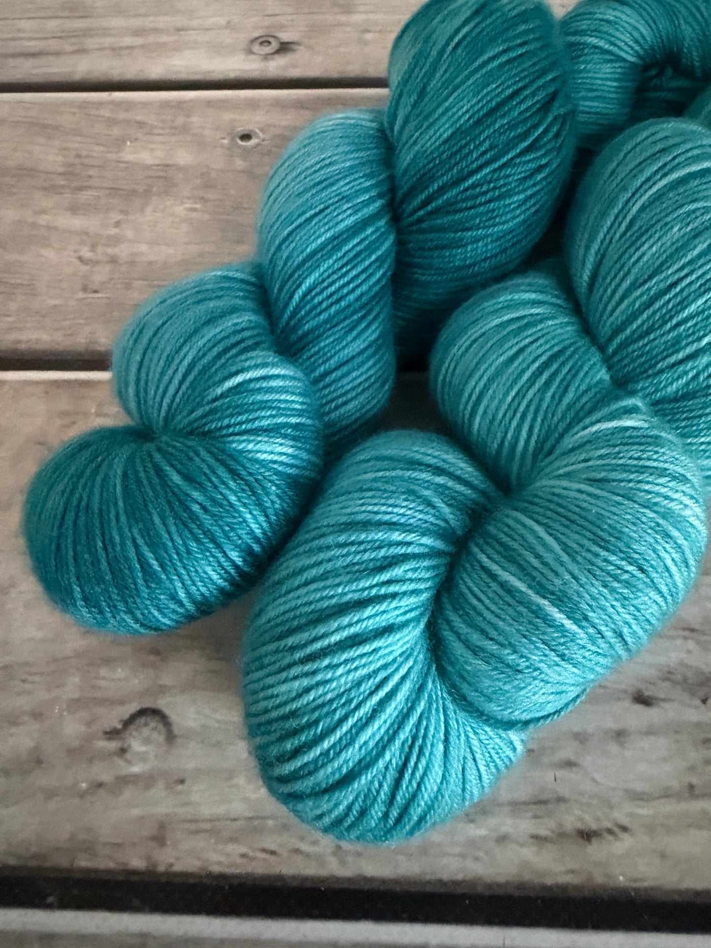 African Silk Moth #2- 4 ply sock yarn in merino/nylon - Darjeeling 4