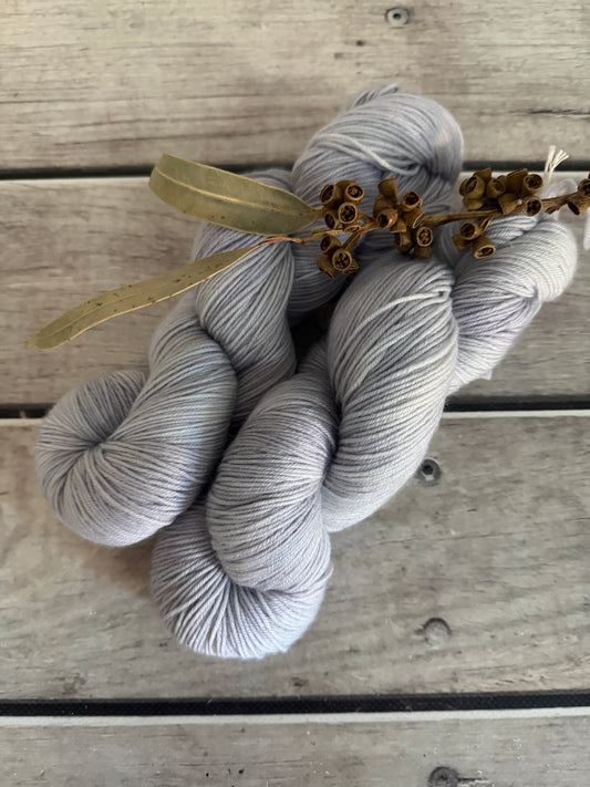 African Silk Moth #1 - merino/ nylon sock yarn - Darjeeling