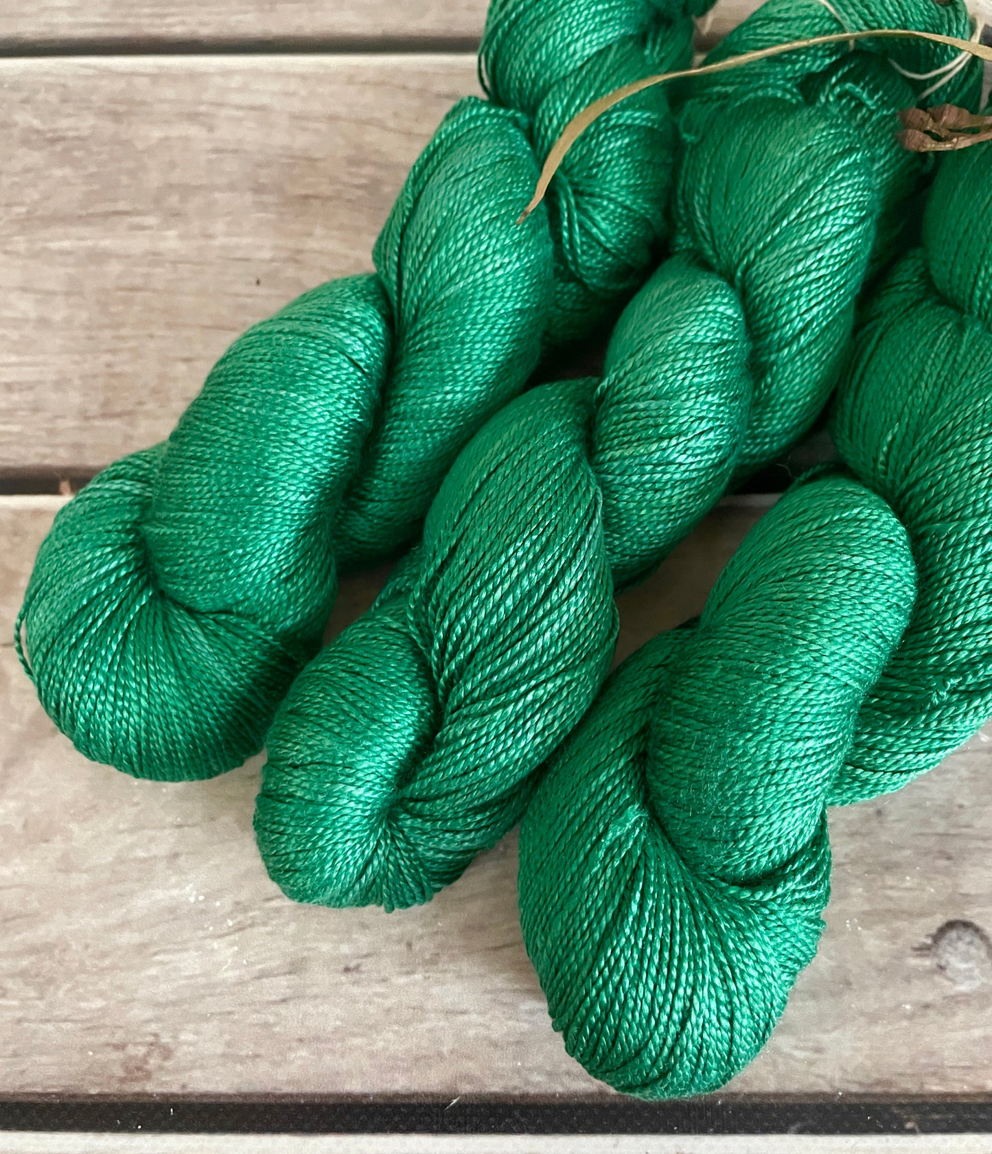Emerald Bay - 4 ply silk  - Ginseng f