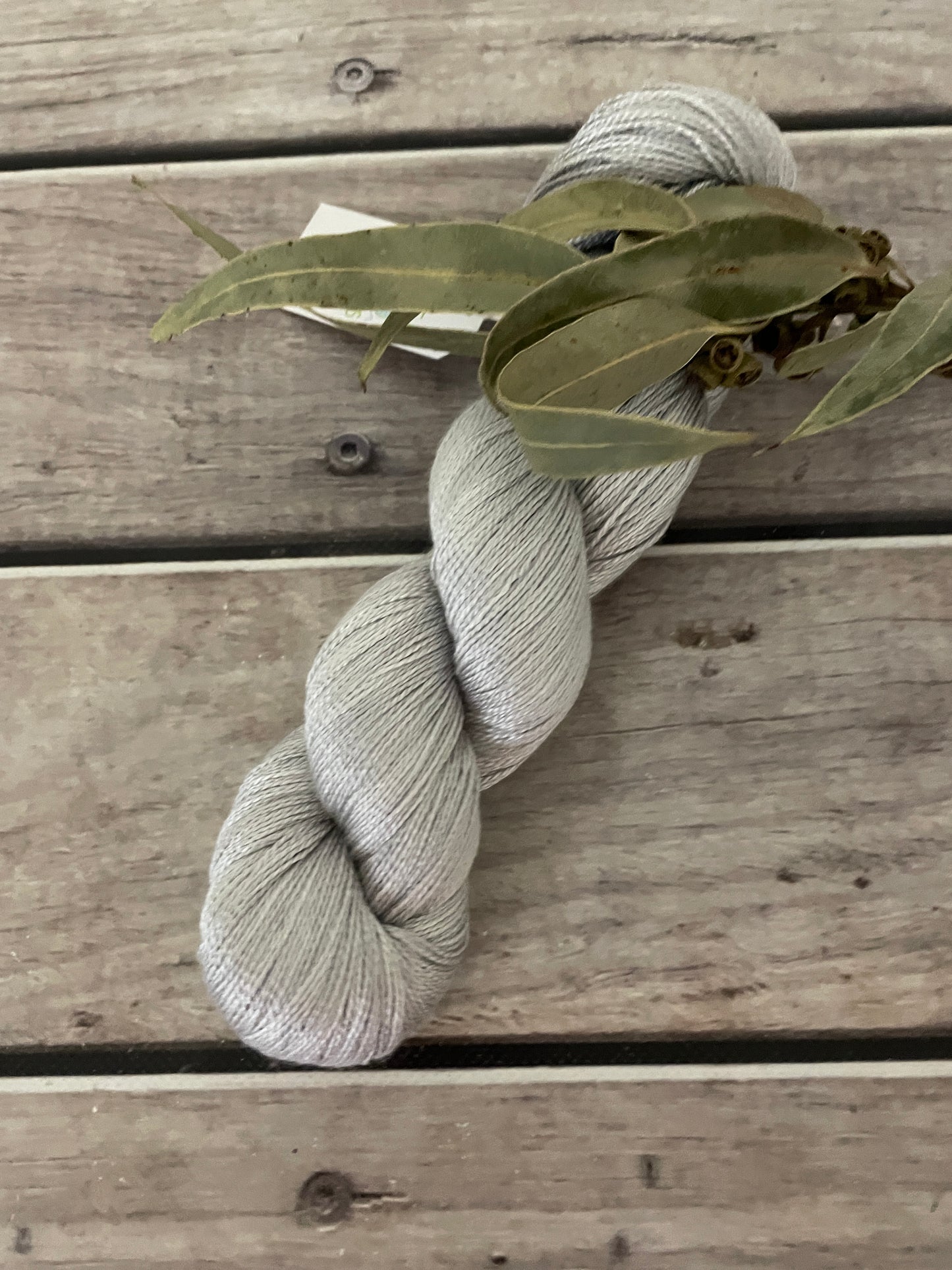 Silver Cloud - 3 Ply Mulberry Silk - Ginseng hl