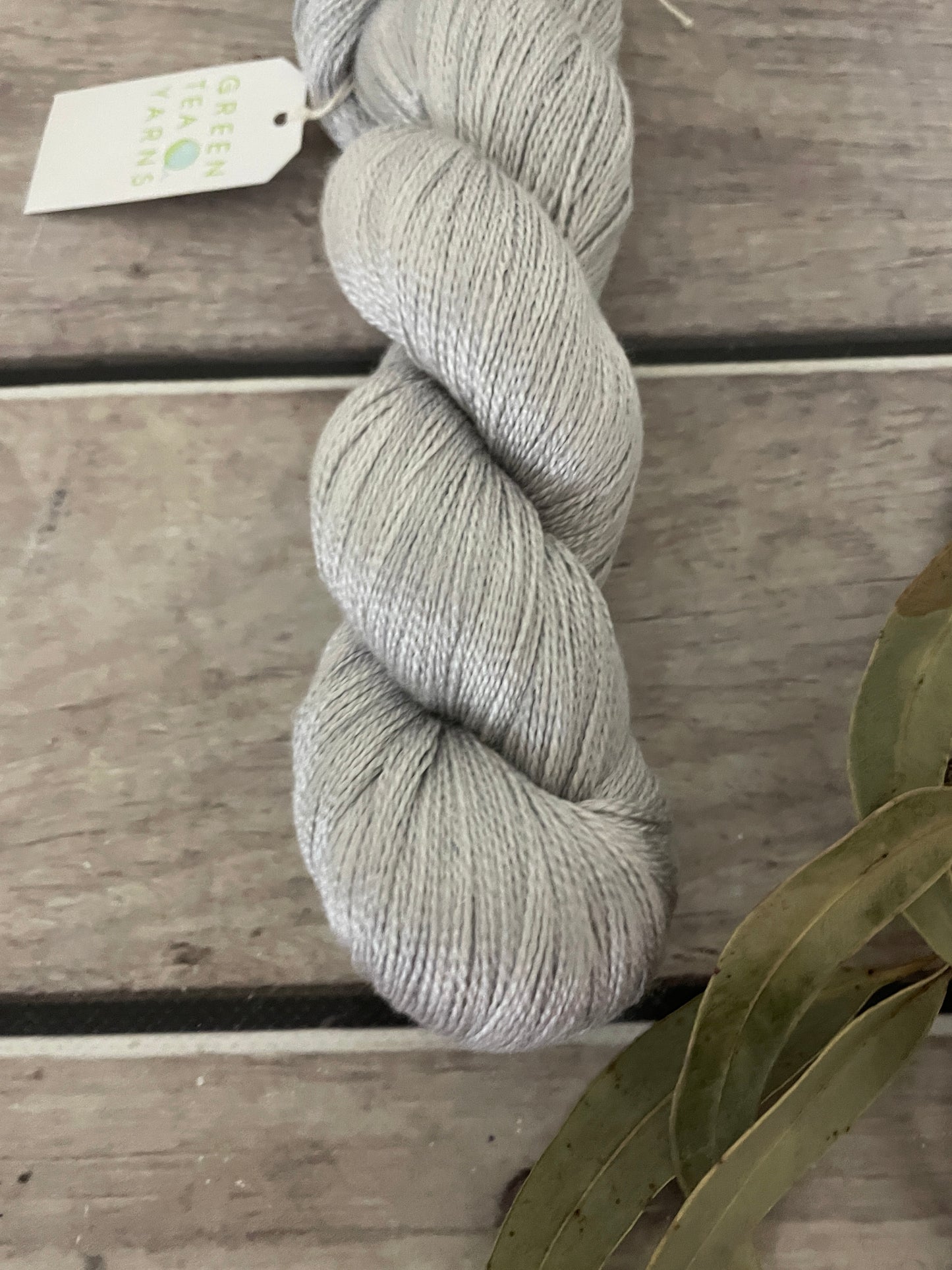Silver Cloud - 3 Ply Mulberry Silk - Ginseng hl