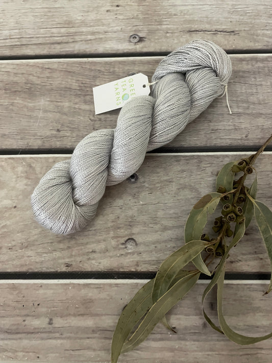 Silver Cloud - 3 Ply Mulberry Silk - Ginseng hl