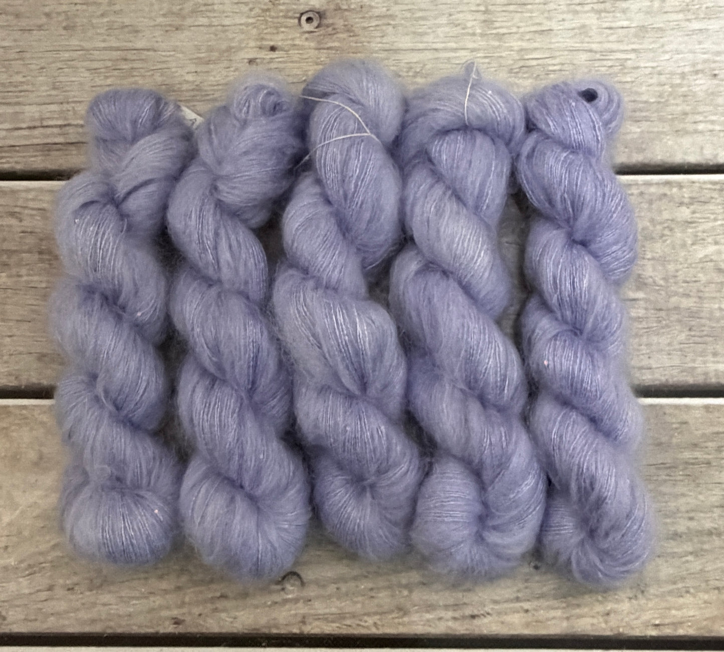 Cloud Veil - mohair/silk/sequins - Gyrokuro 3ply