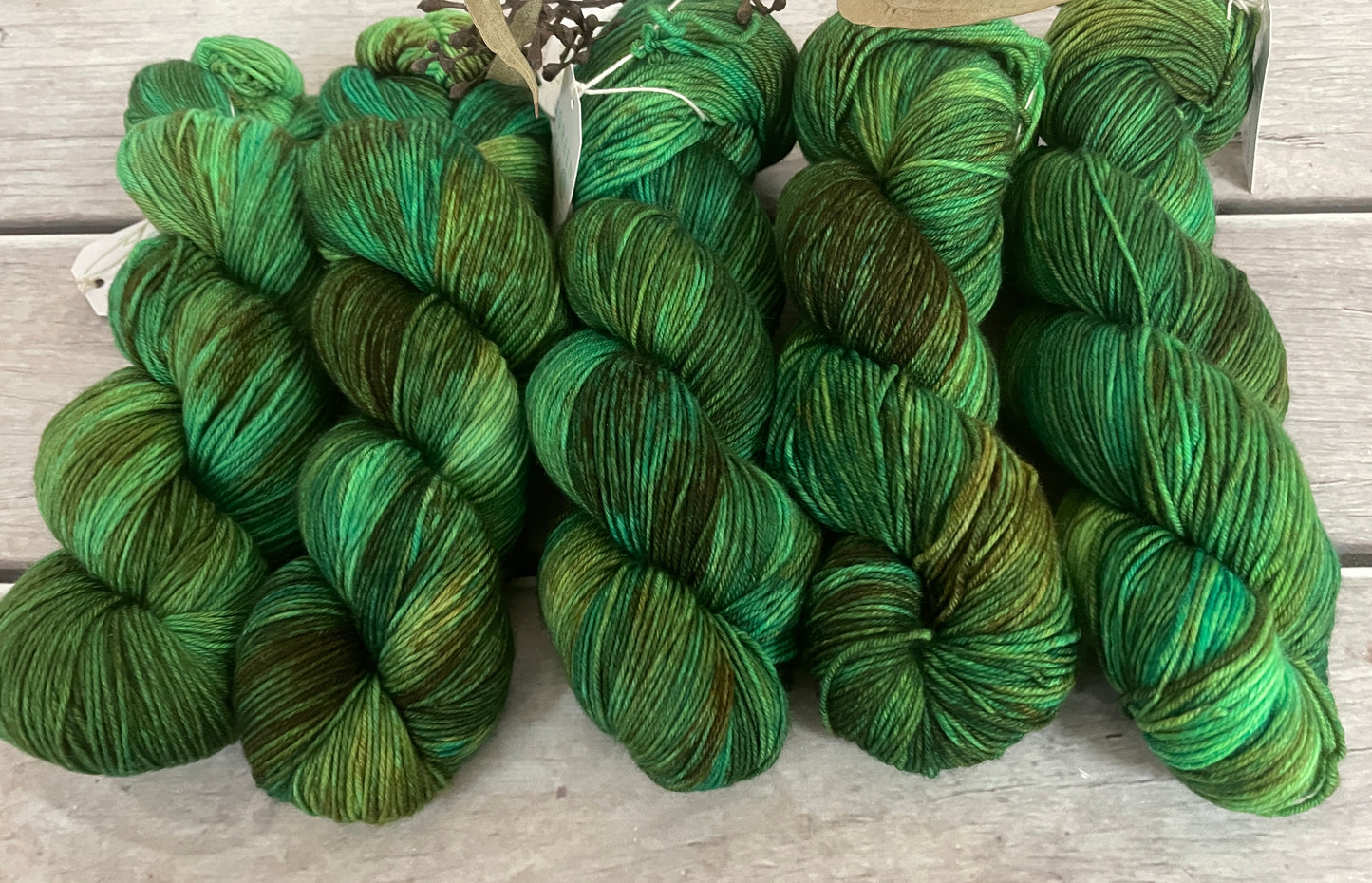 Ocean Kelp - sock yarn in merino and nylon - Darjeeling