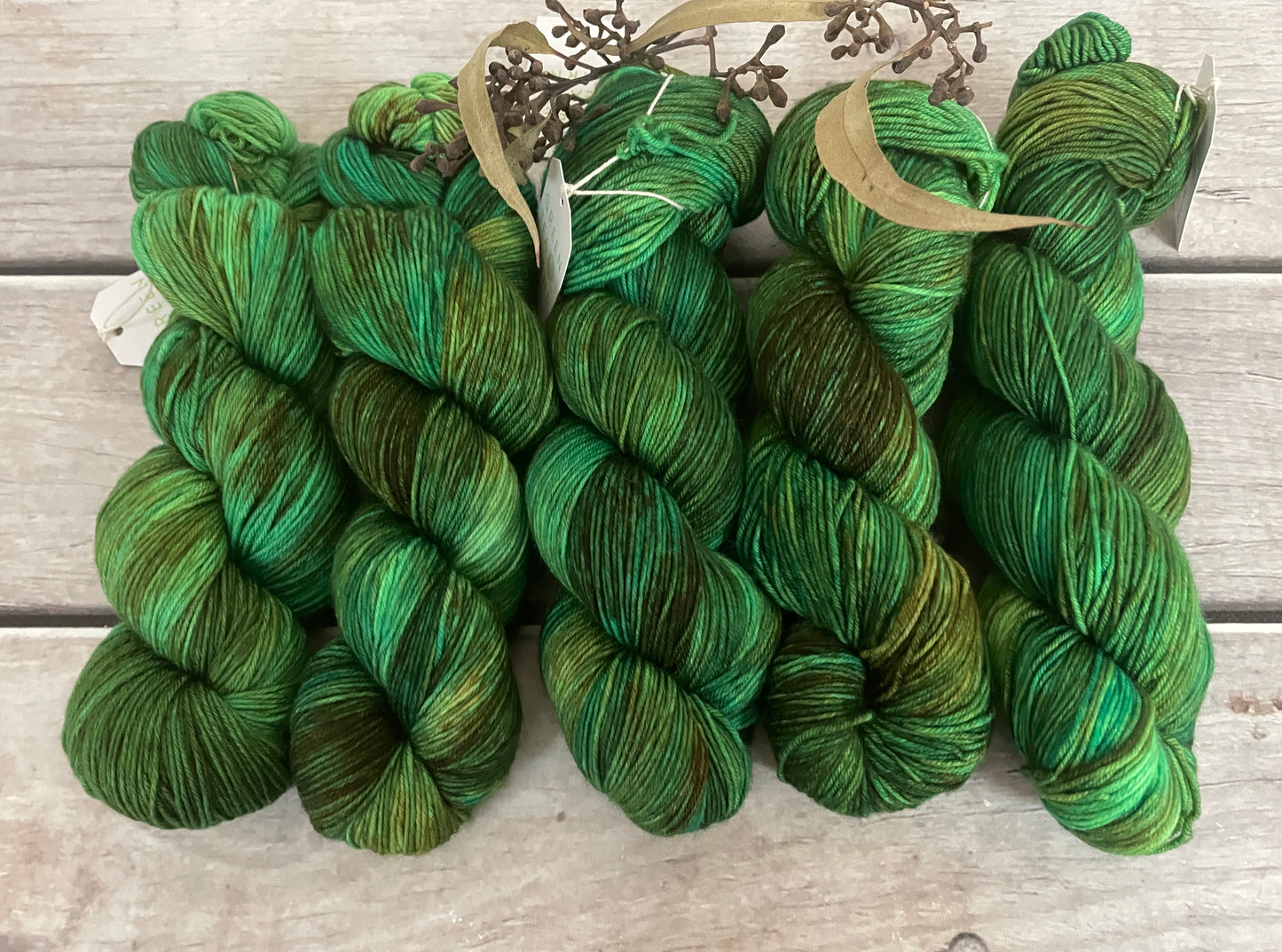 Ocean Kelp - sock yarn in merino and nylon - Darjeeling