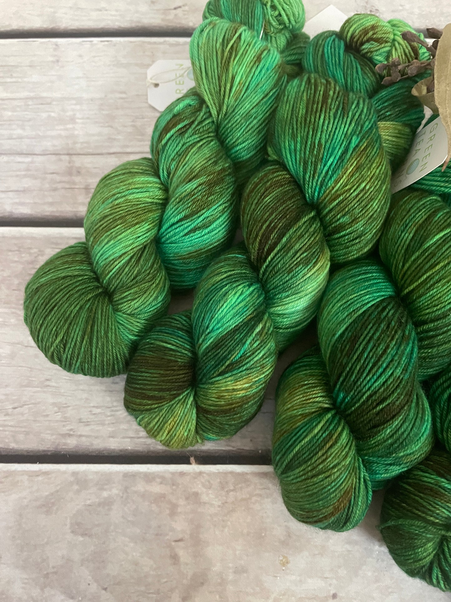 Ocean Kelp - sock yarn in merino and nylon - Darjeeling