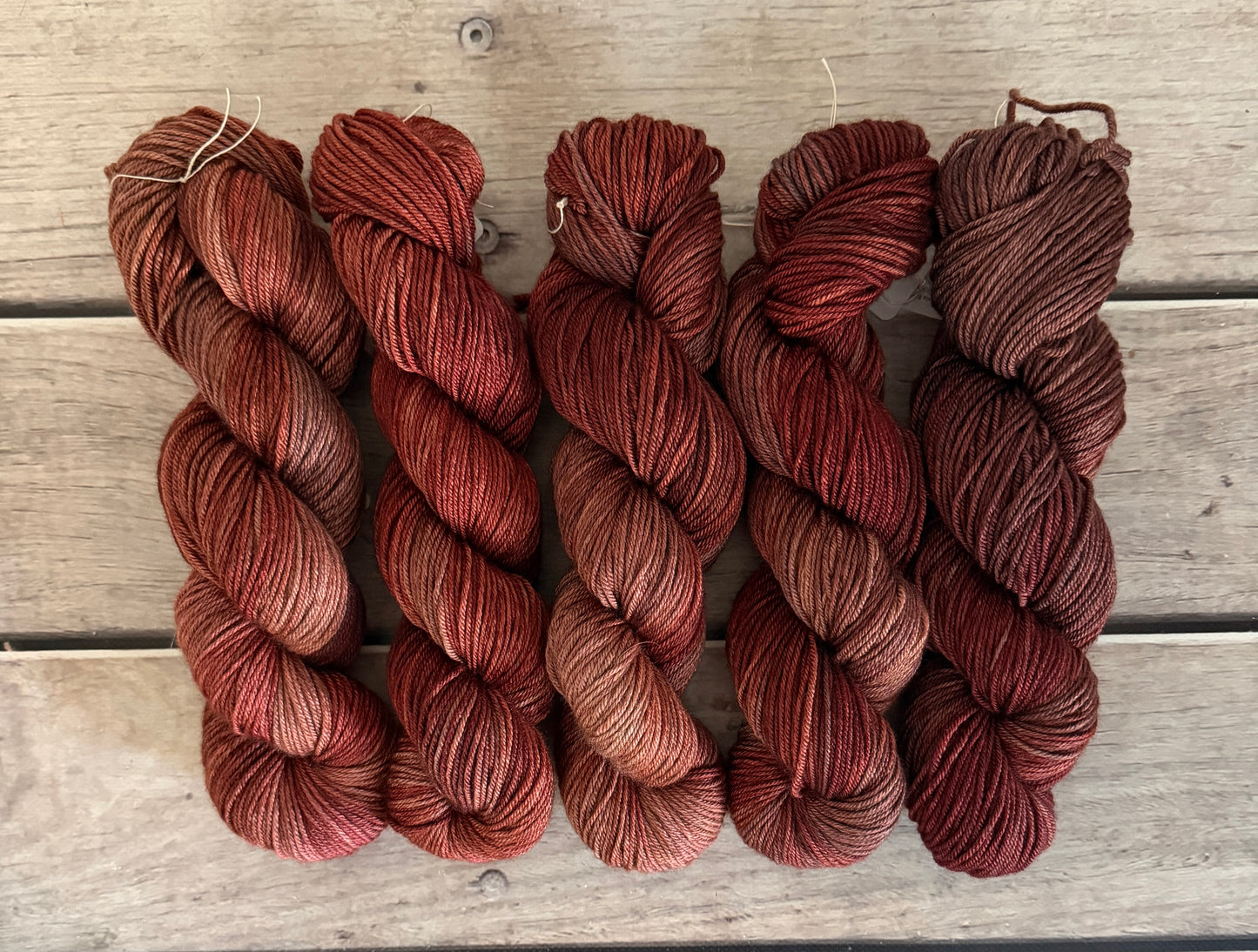 Lava Core -  8 ply merino/silk/yak - Masala 8