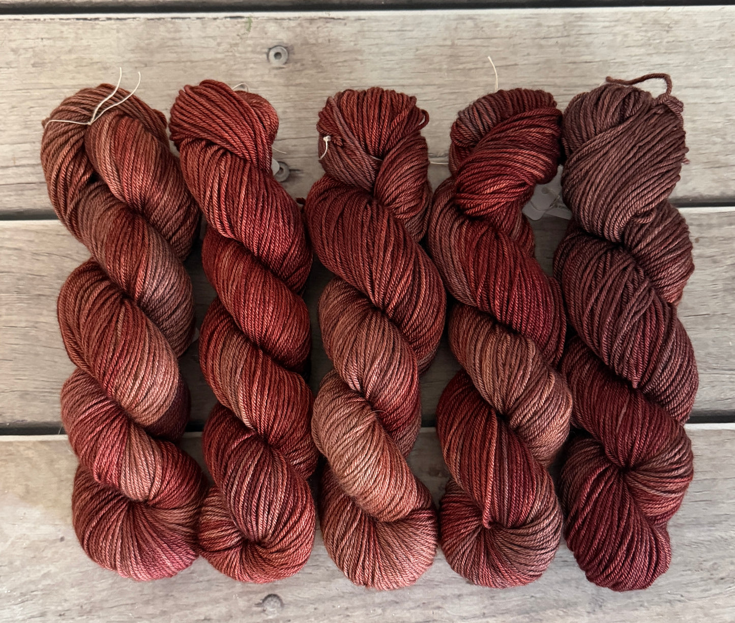 Lava Core -  8 ply merino/silk/yak - Masala 8