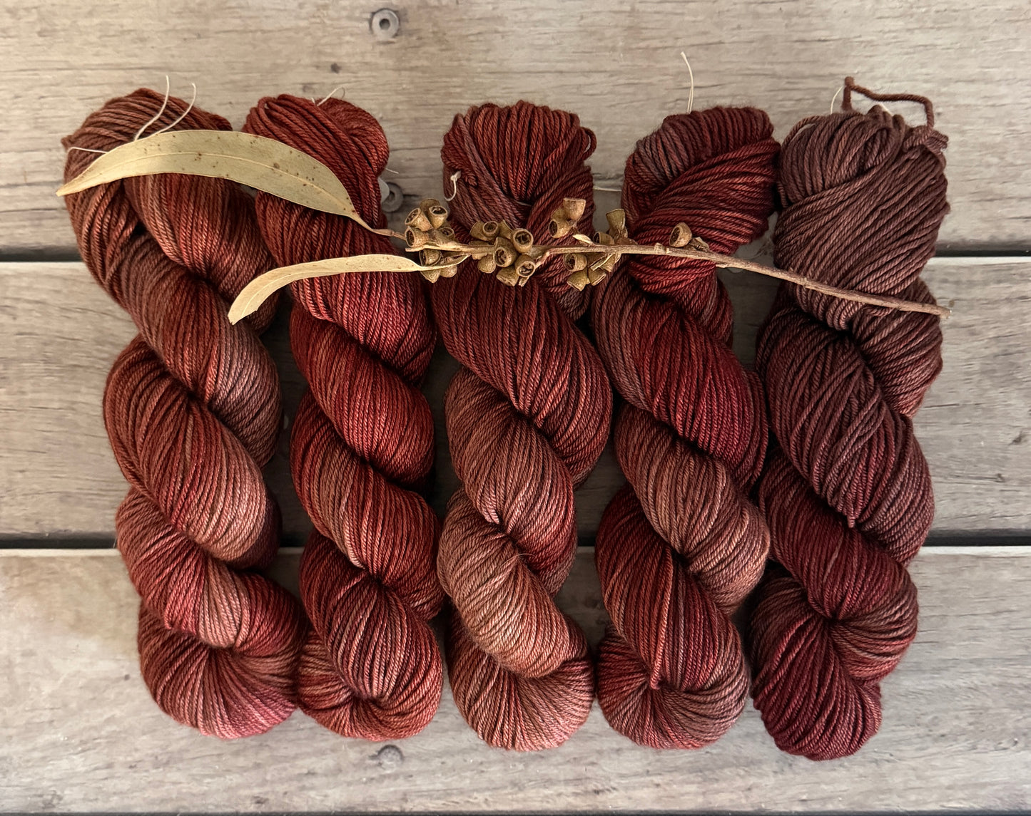 Lava Core -  8 ply merino/silk/yak - Masala 8