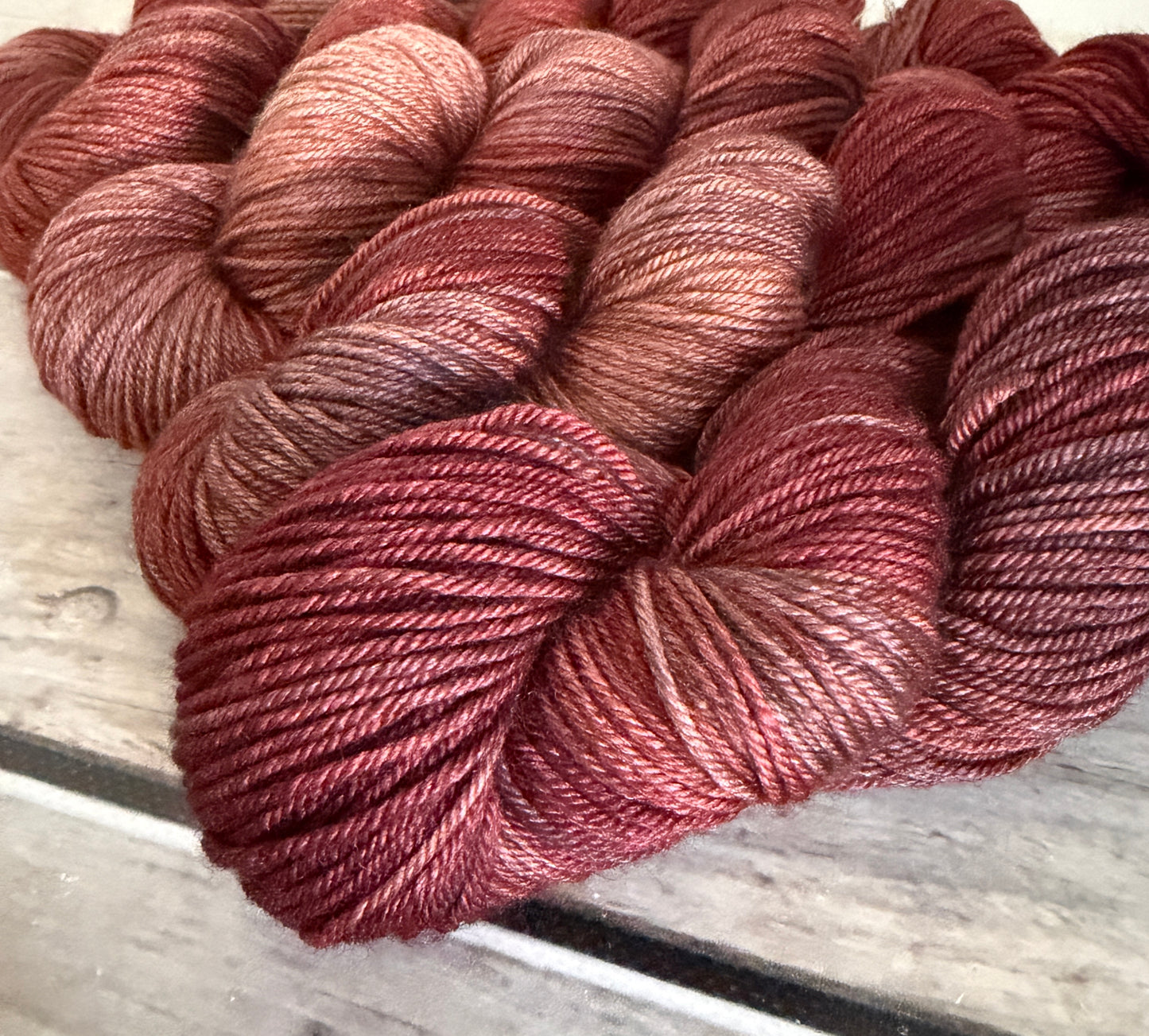 Lava Core -  8 ply merino/silk/yak - Masala 8