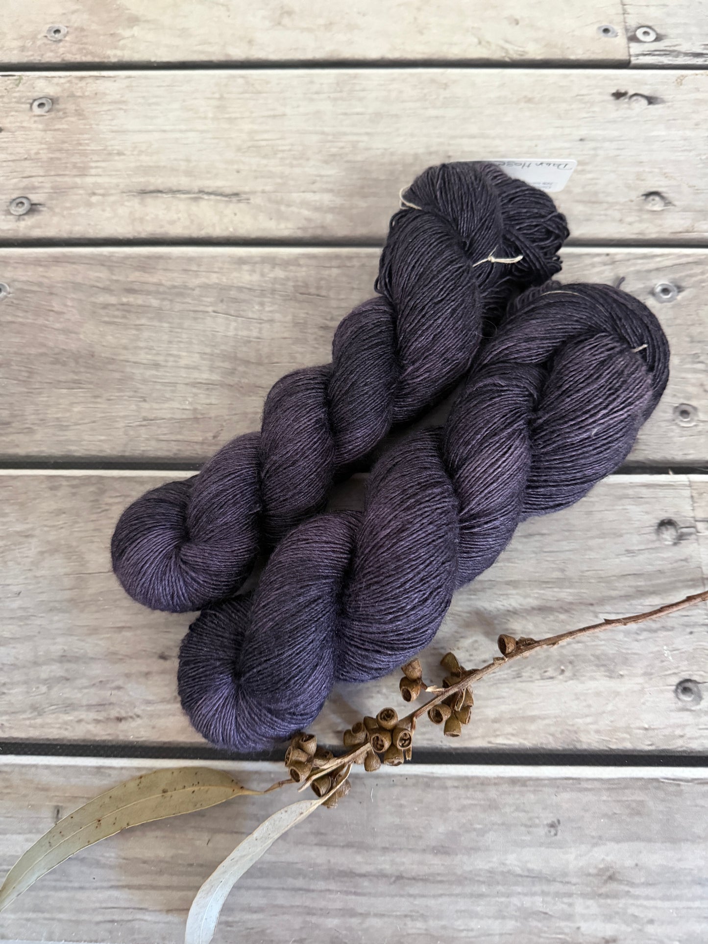 Dawn Haze -  Merino and Silk 4 ply single - Osmanthus