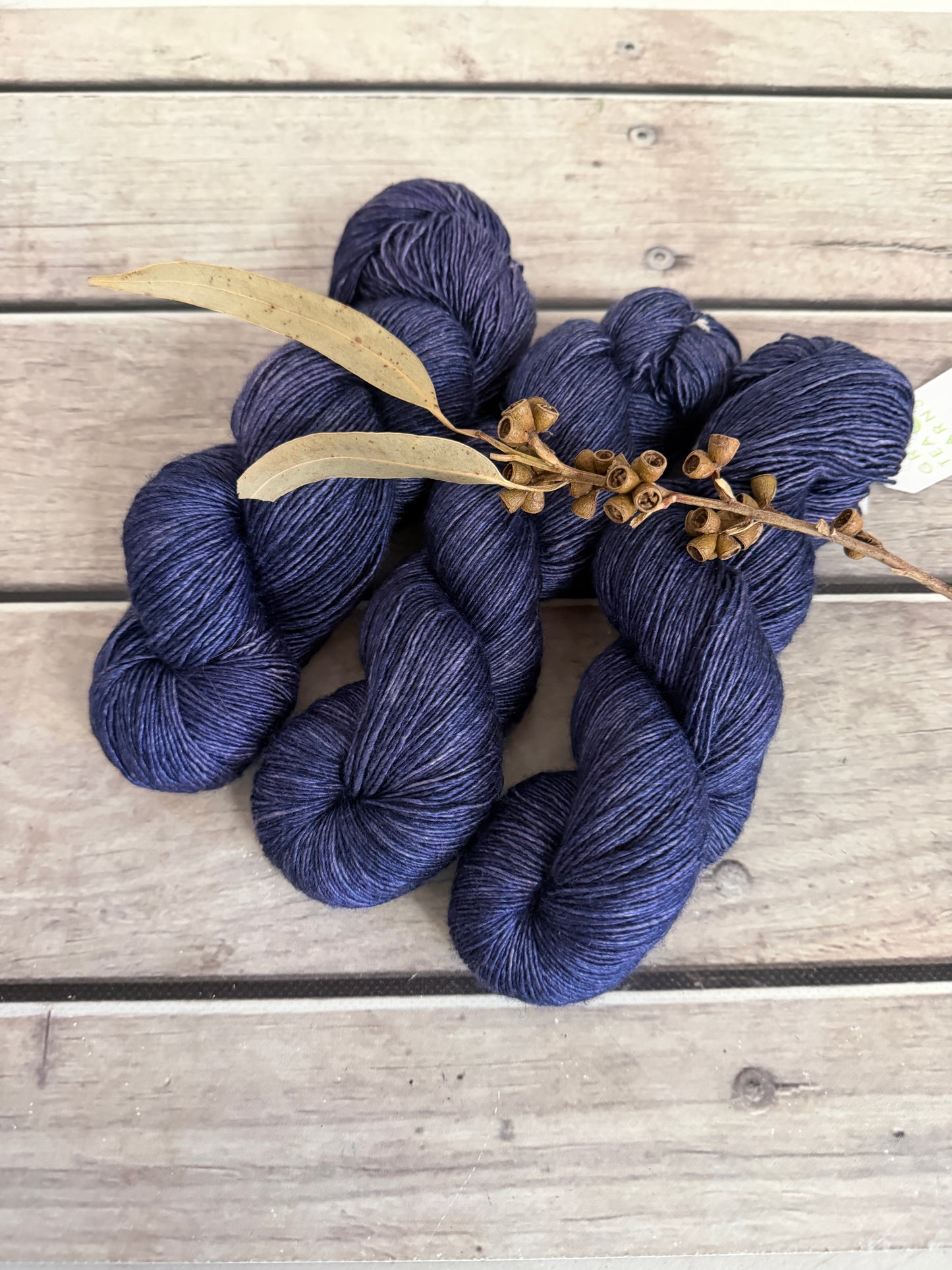Wisteria -  Merino and Silk 4 ply single - Osmanthus