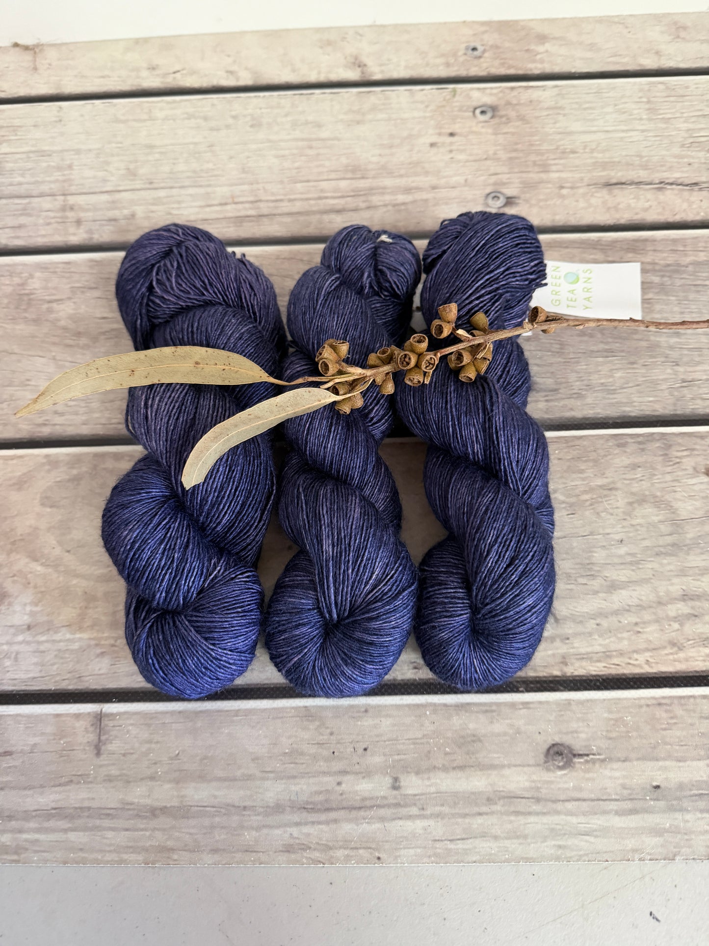 Wisteria -  Merino and Silk 4 ply single - Osmanthus
