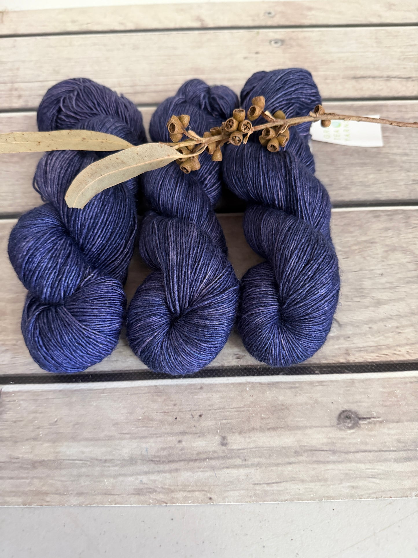 Wisteria -  Merino and Silk 4 ply single - Osmanthus