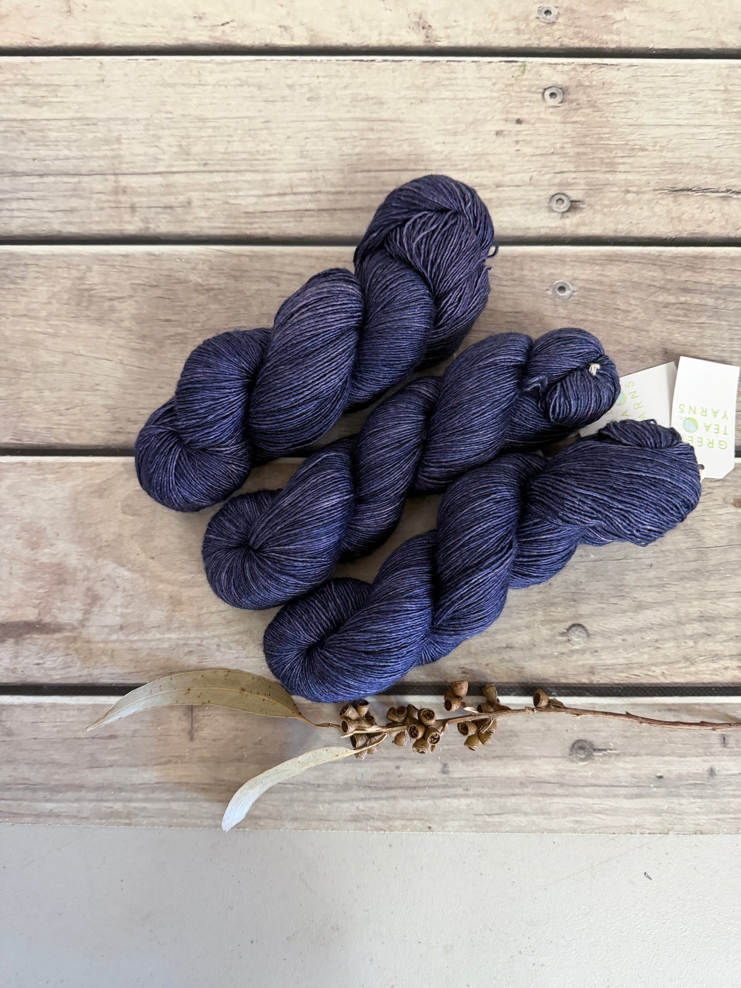 Wisteria -  Merino and Silk 4 ply single - Osmanthus