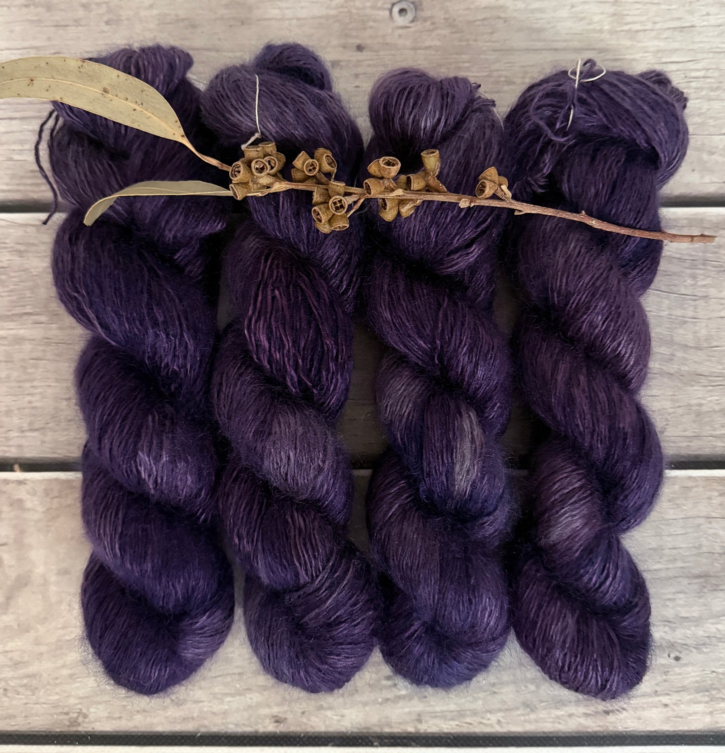 Dawn Haze - 5 ply silk/mohair and nylon - Rooibos