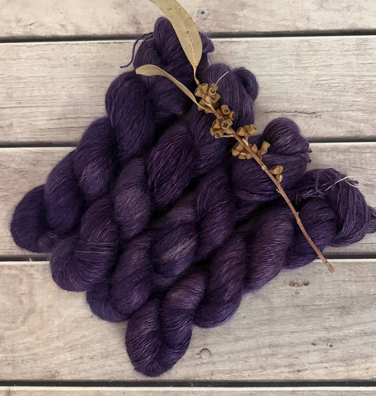 Dawn Haze - 5 ply silk/mohair and nylon - Rooibos