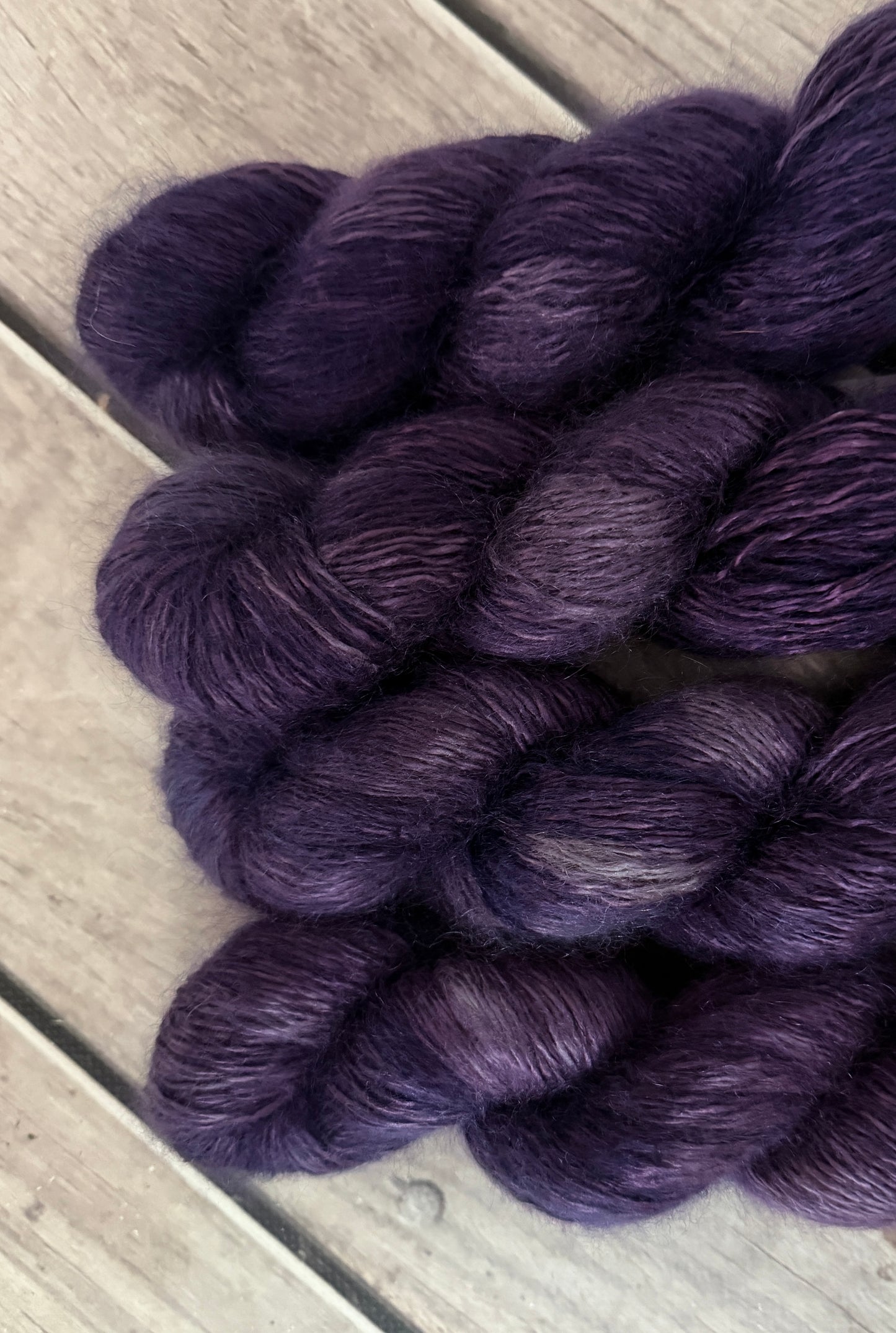 Dawn Haze - 5 ply silk/mohair and nylon - Rooibos