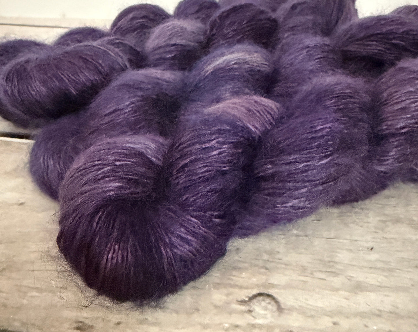Dawn Haze - 5 ply silk/mohair and nylon - Rooibos