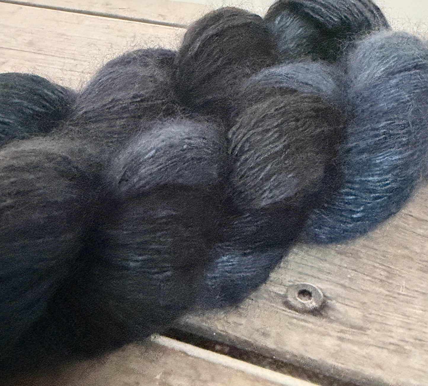 Winter Petrol - 5 ply silk/mohair and nylon - Rooibos