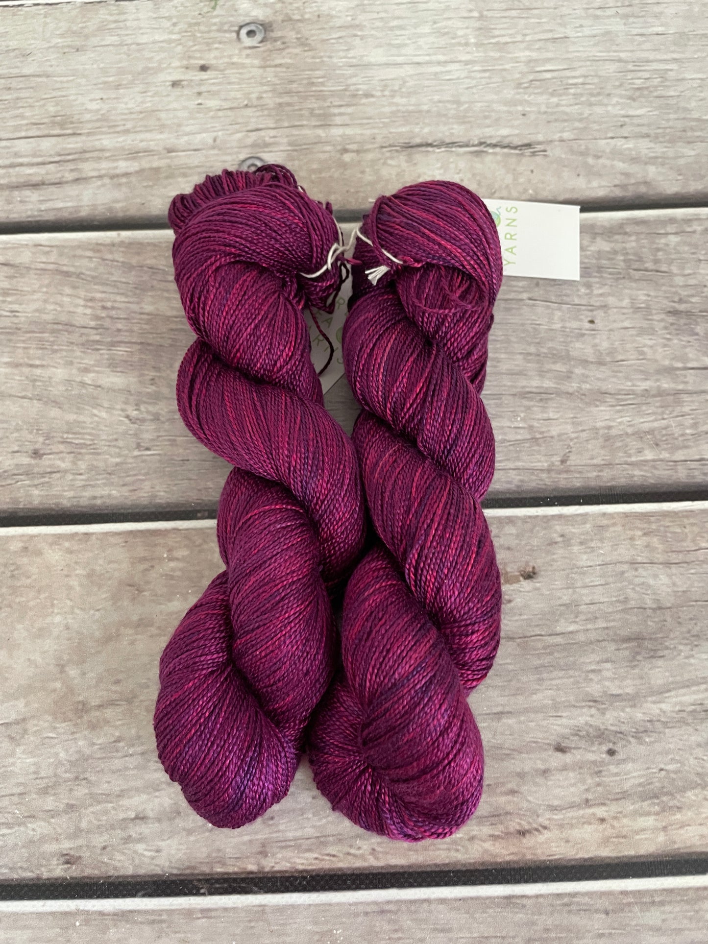 Be Mine - 4 ply in Mulberry silk - Ginseng f