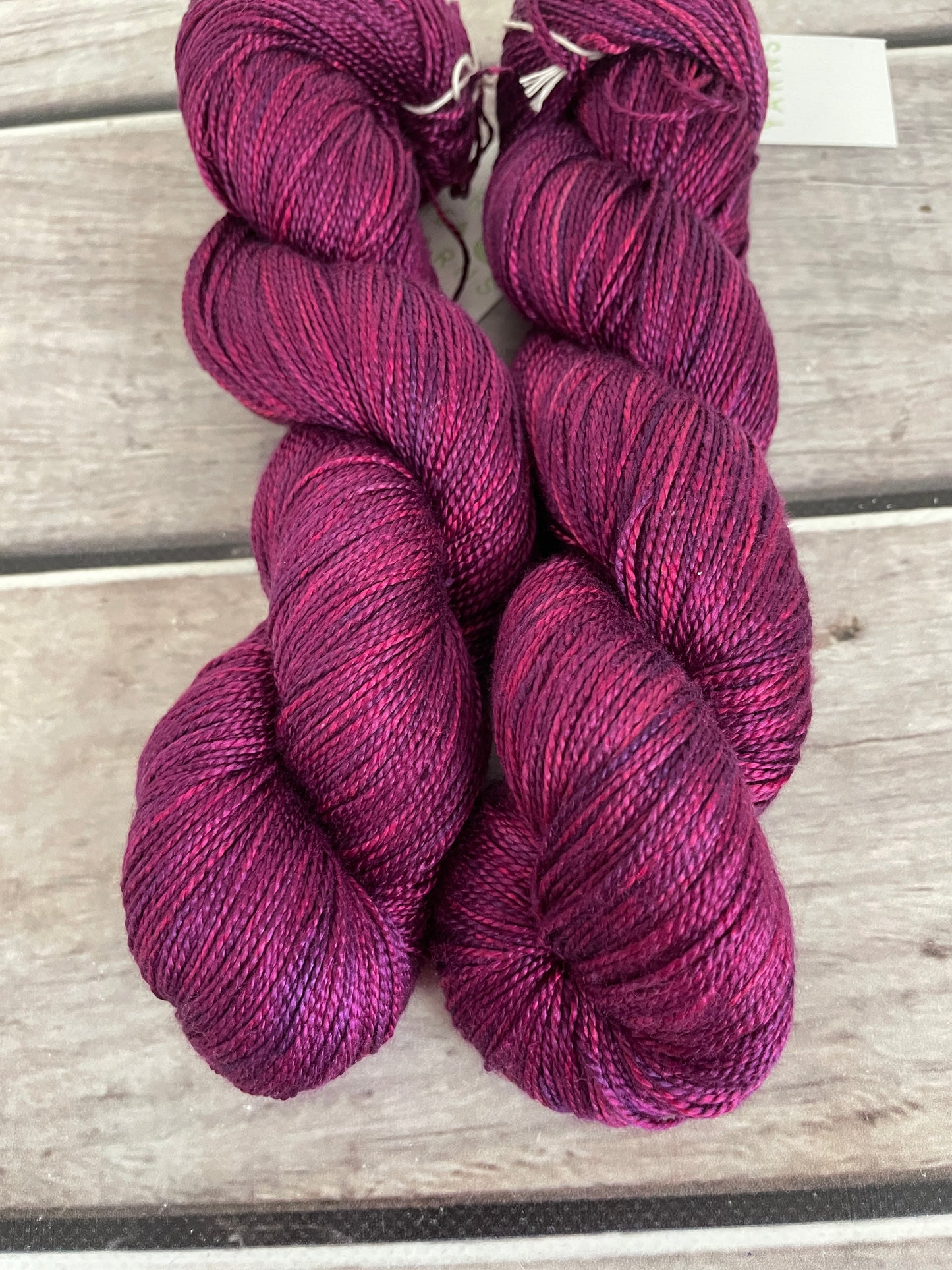 Be Mine - 4 ply in Mulberry silk - Ginseng f