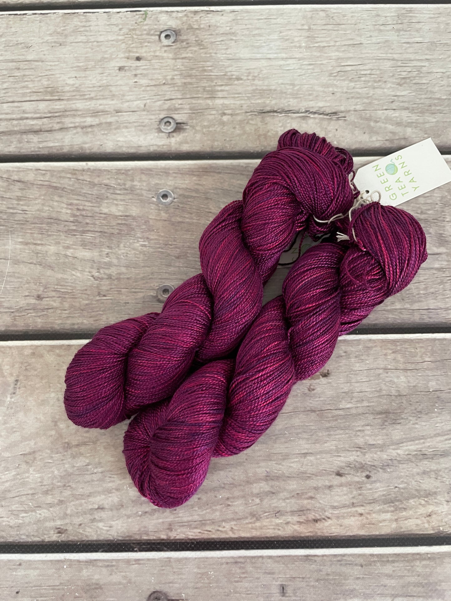 Be Mine - 4 ply in Mulberry silk - Ginseng f
