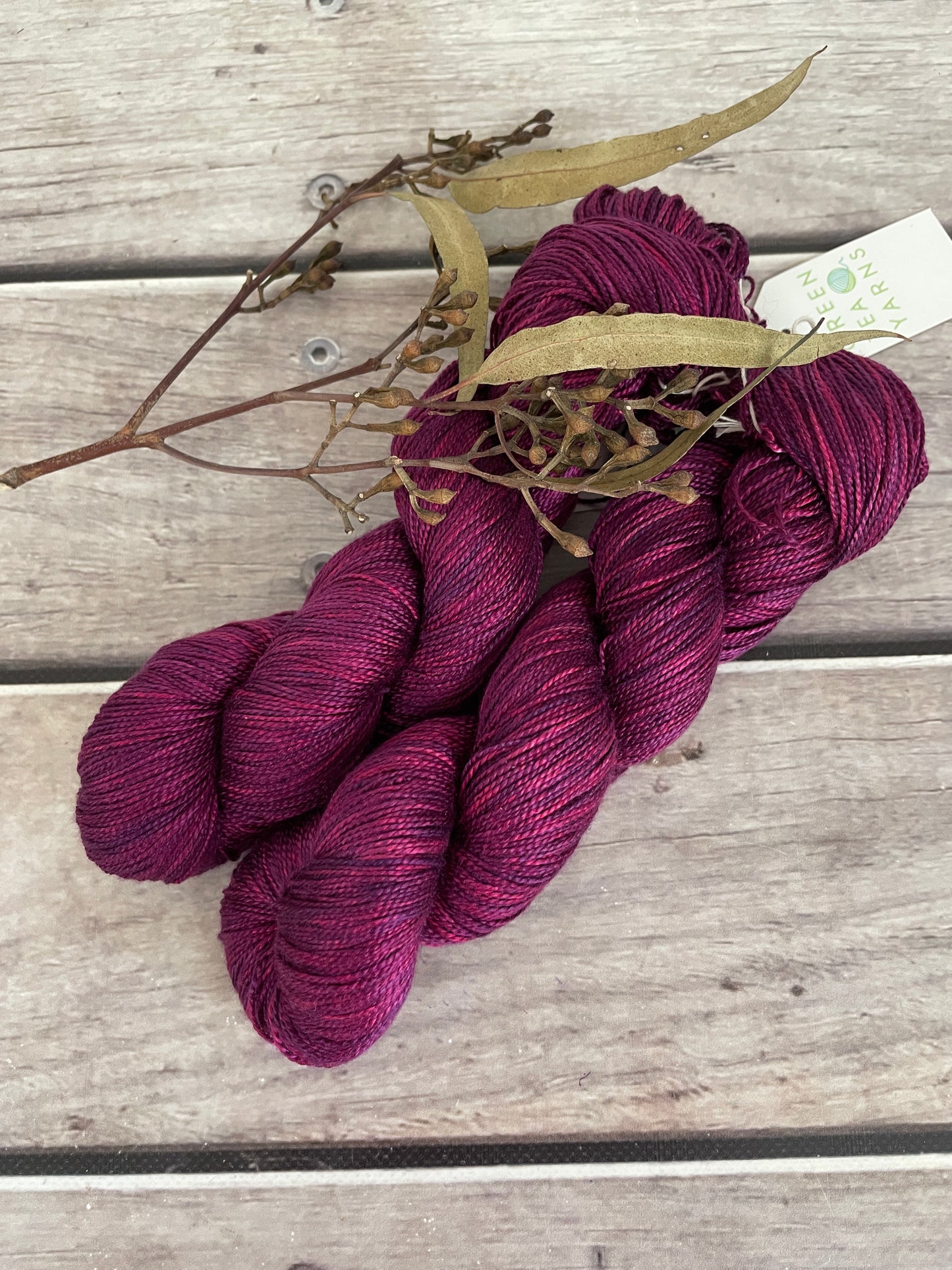 Be Mine - 4 ply in Mulberry silk - Ginseng f