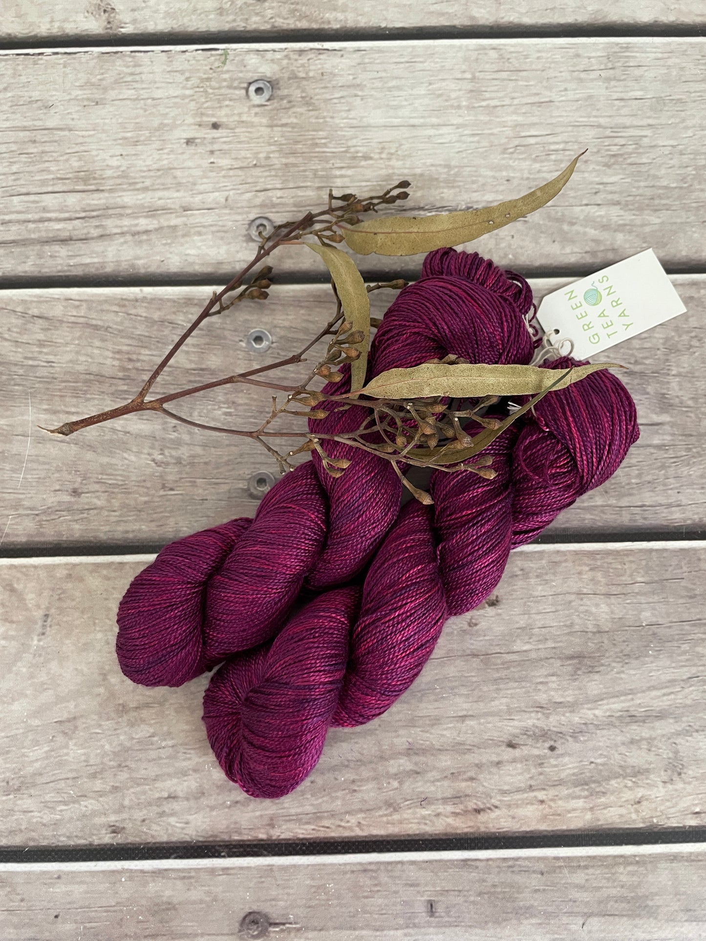 Be Mine - 4 ply in Mulberry silk - Ginseng f