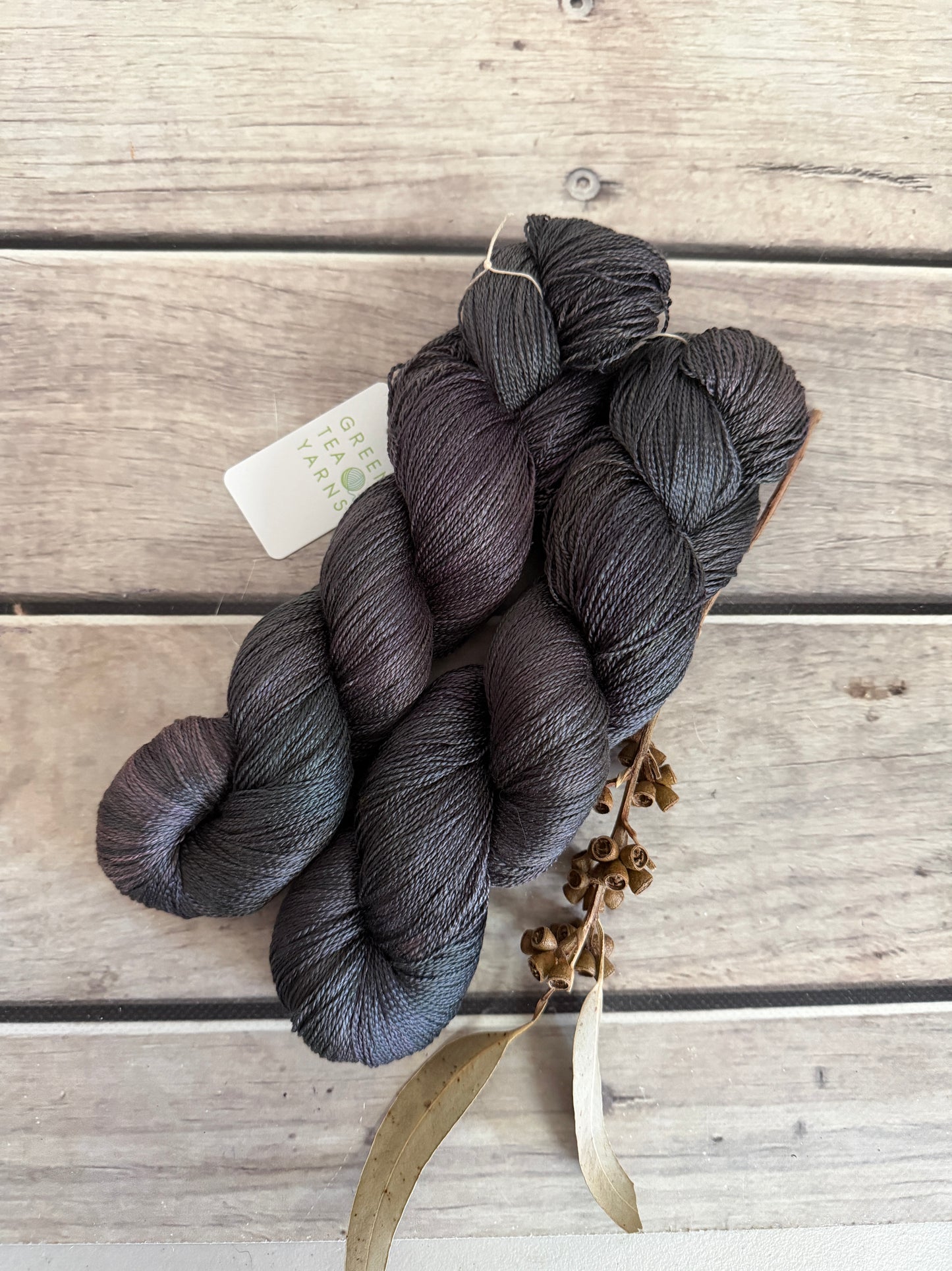Twilight Grey - 4 Ply Mulberry Silk - Ginseng f