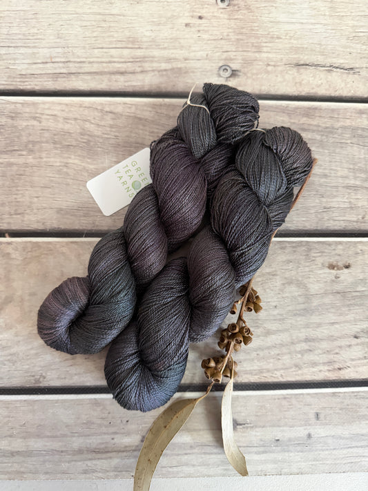 Twilight Grey - 4 Ply Mulberry Silk - Ginseng f