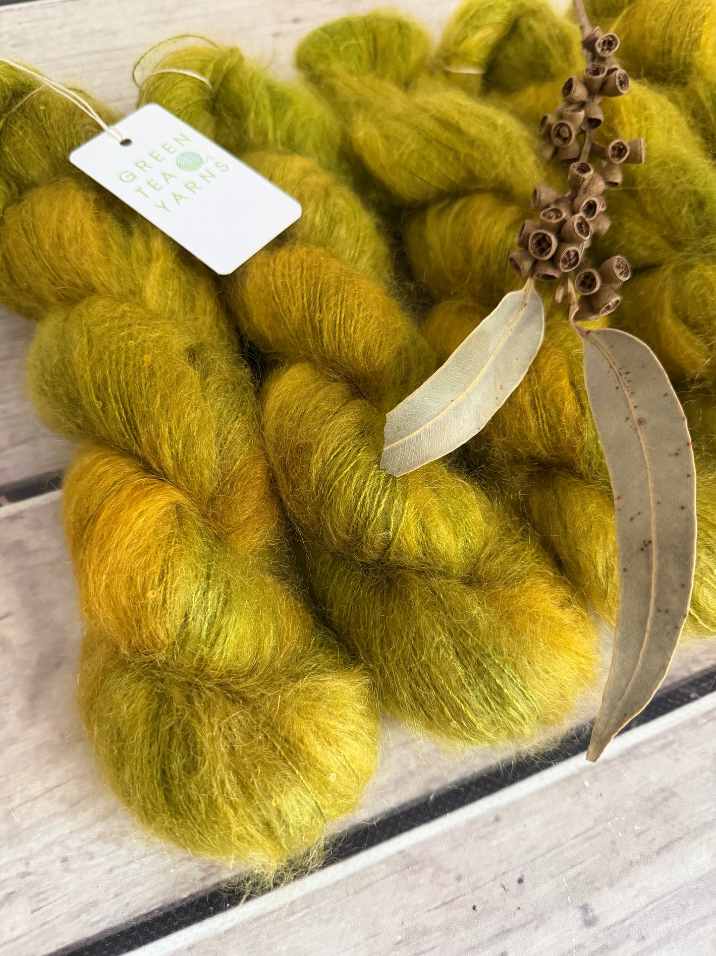 Someone's Sweater - mohair/silk/sequins - Gyrokuro 3ply