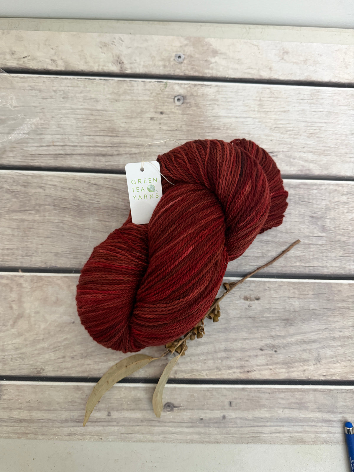 New Red on Billy Aussie Merino - 8ply DK