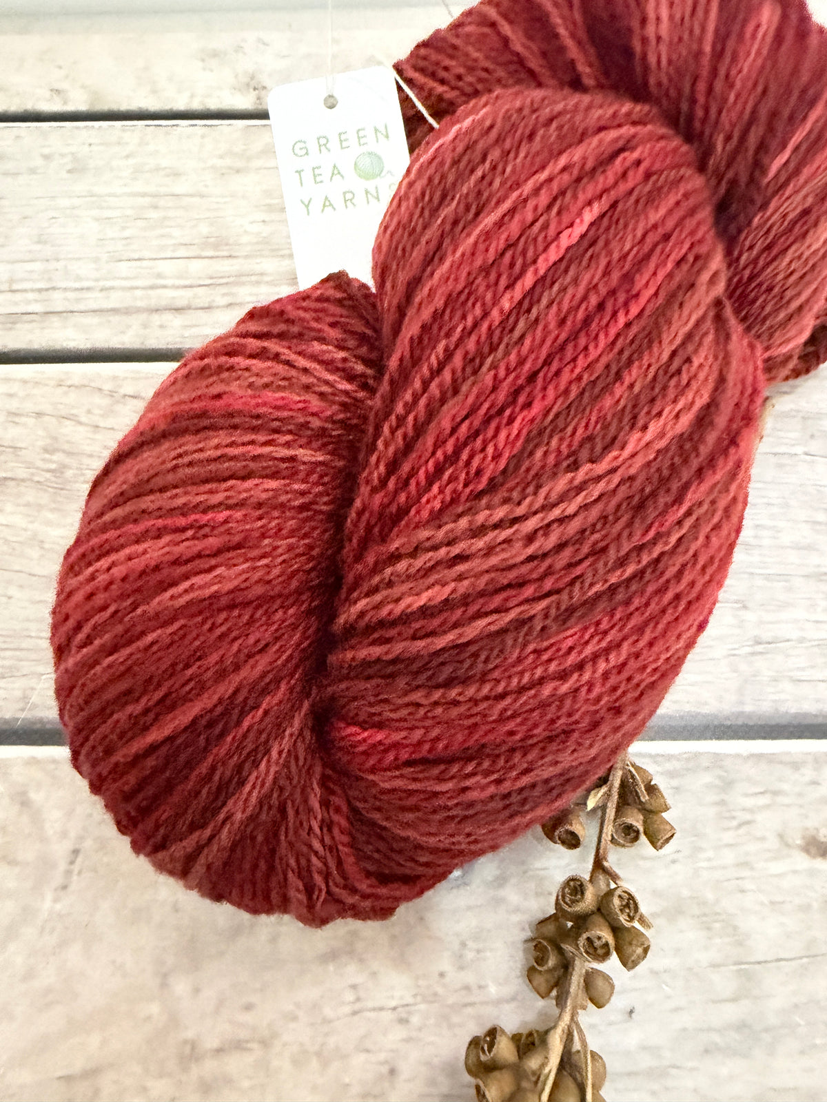 New Red on Billy Aussie Merino - 8ply DK