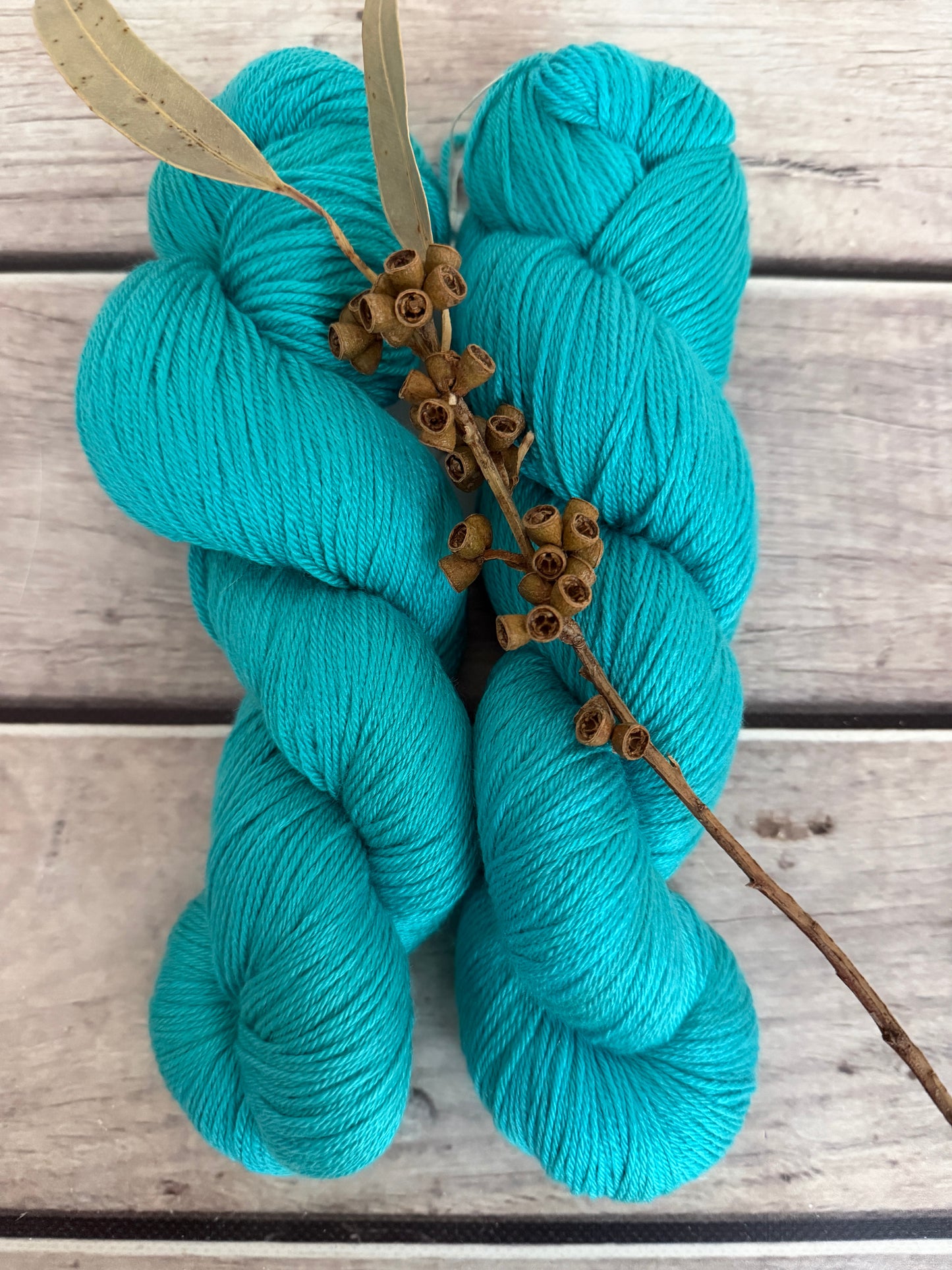 Neon Cuckoo Bee #2 - 4 ply silk and merino - Jasmine 4