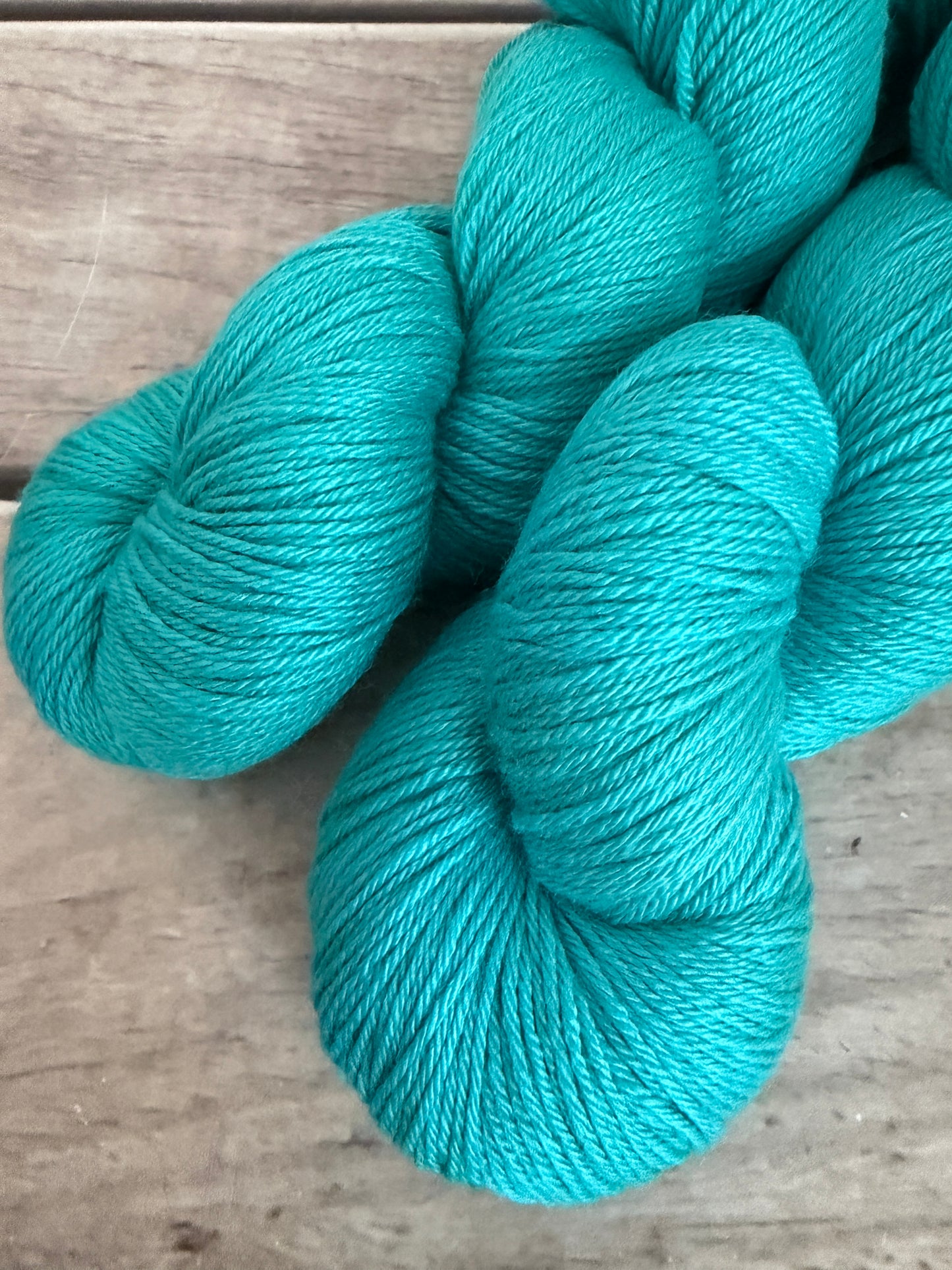 Neon Cuckoo Bee #2 - 4 ply silk and merino - Jasmine 4