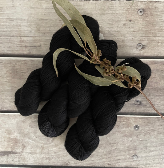 Roseate Emperor Moth #1 - Darjeeling sock yarn - 4 ply