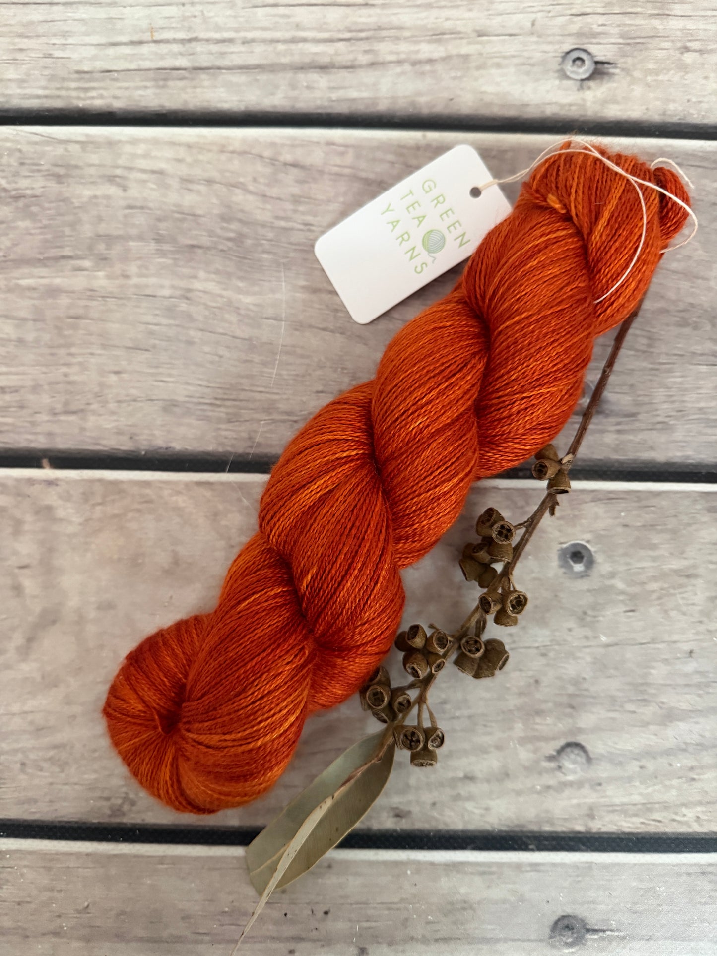Tamarind Sunset - 2 Ply silk and alpaca - Echinacea