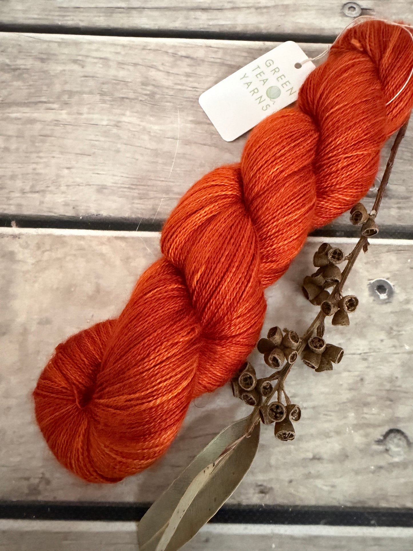 Tamarind Sunset - 2 Ply silk and alpaca - Echinacea